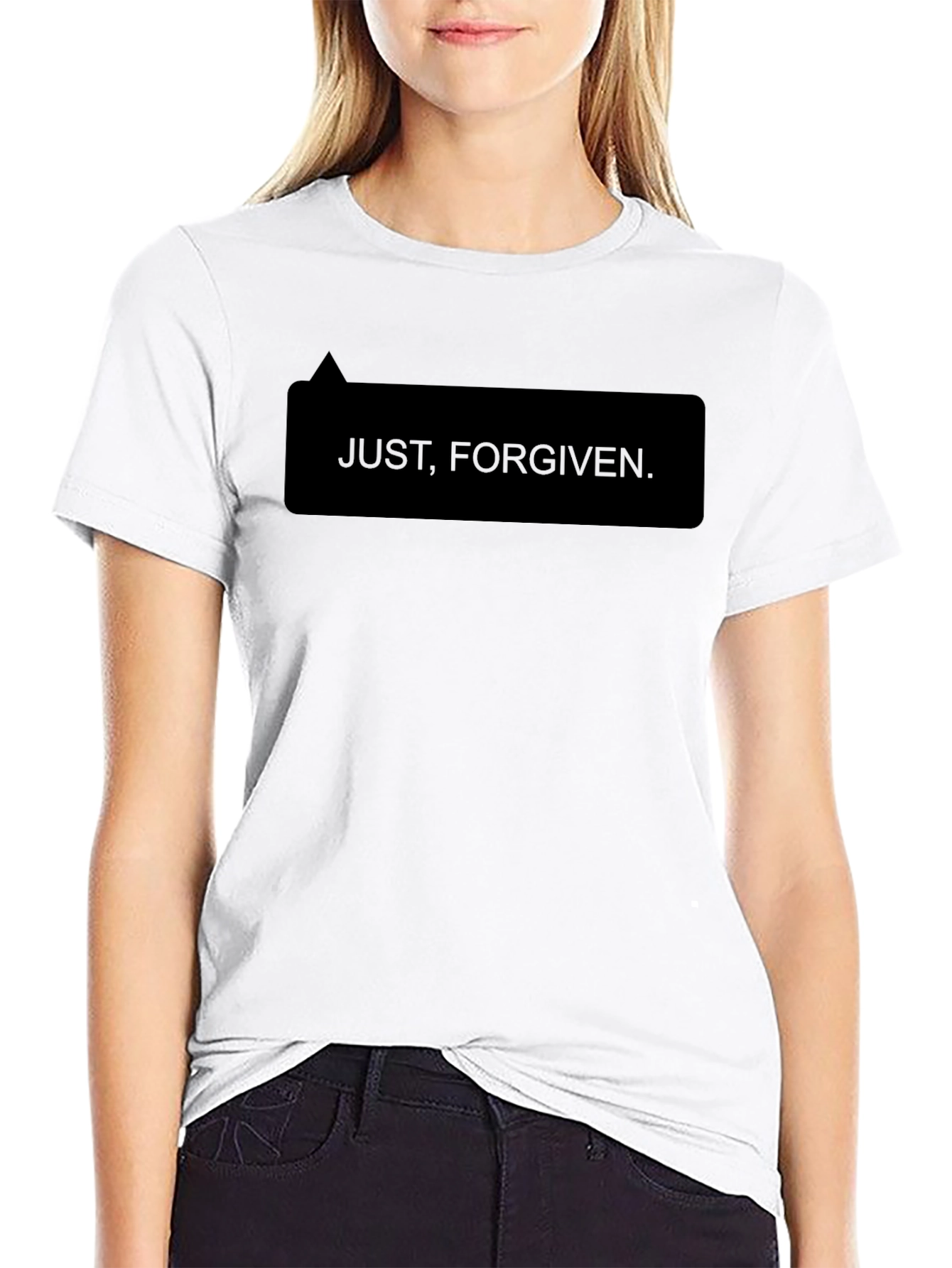 Just Forgiven. Black T-Shirt