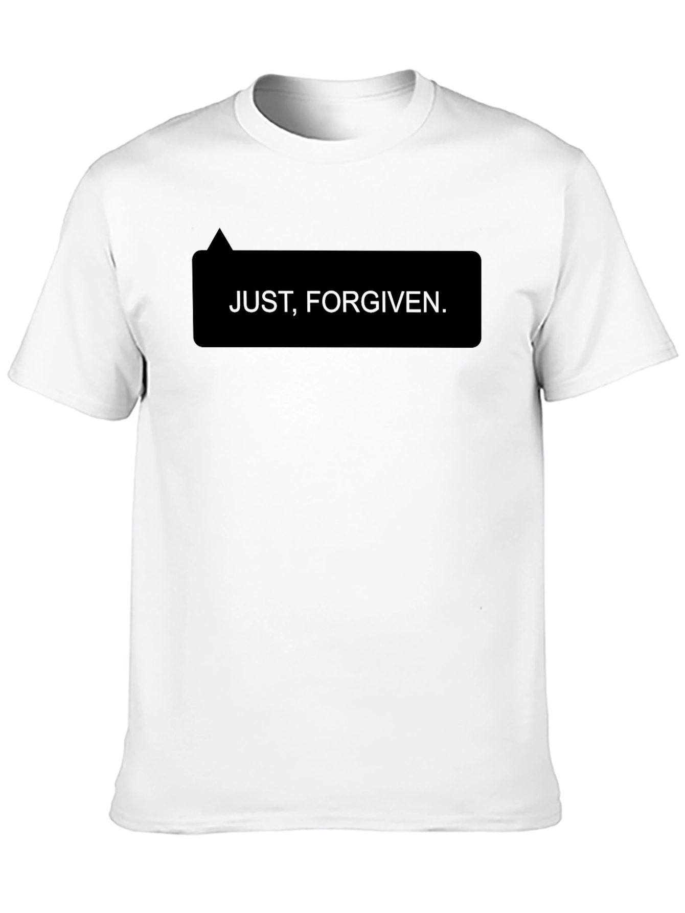 Just Forgiven. Black T-Shirt