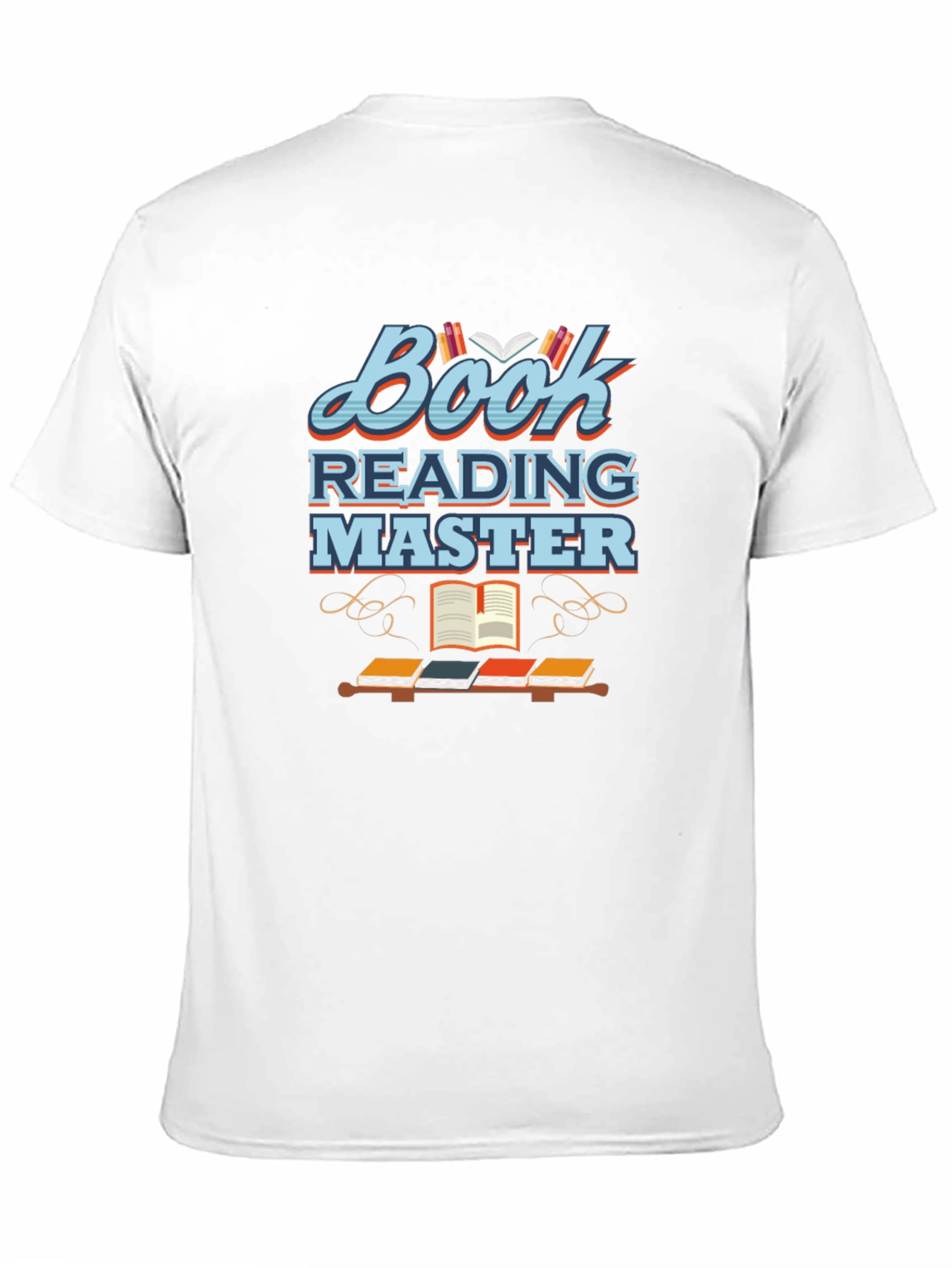 Book Reading Master Black T-Shirt