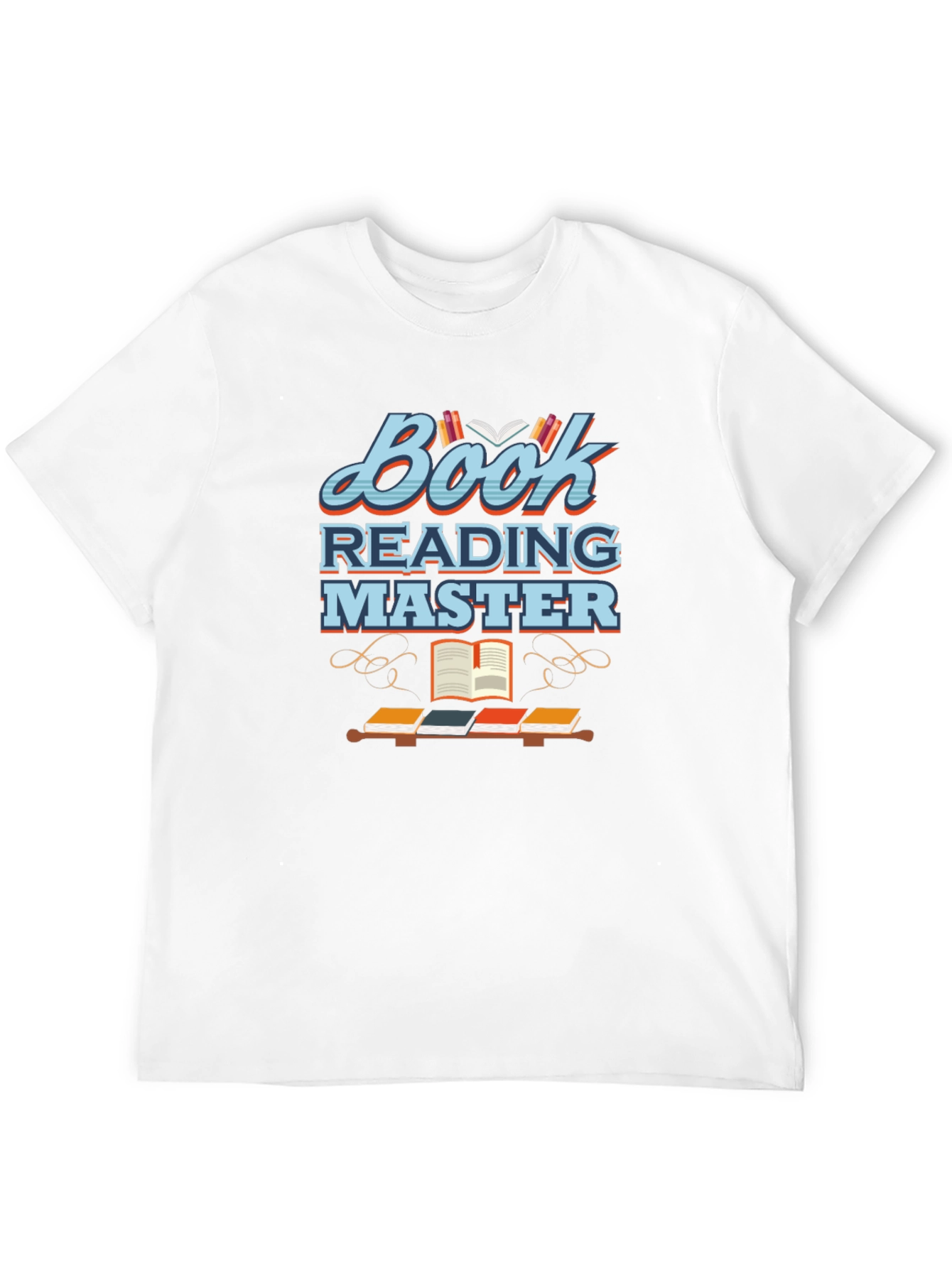 Book Reading Master Black T-Shirt