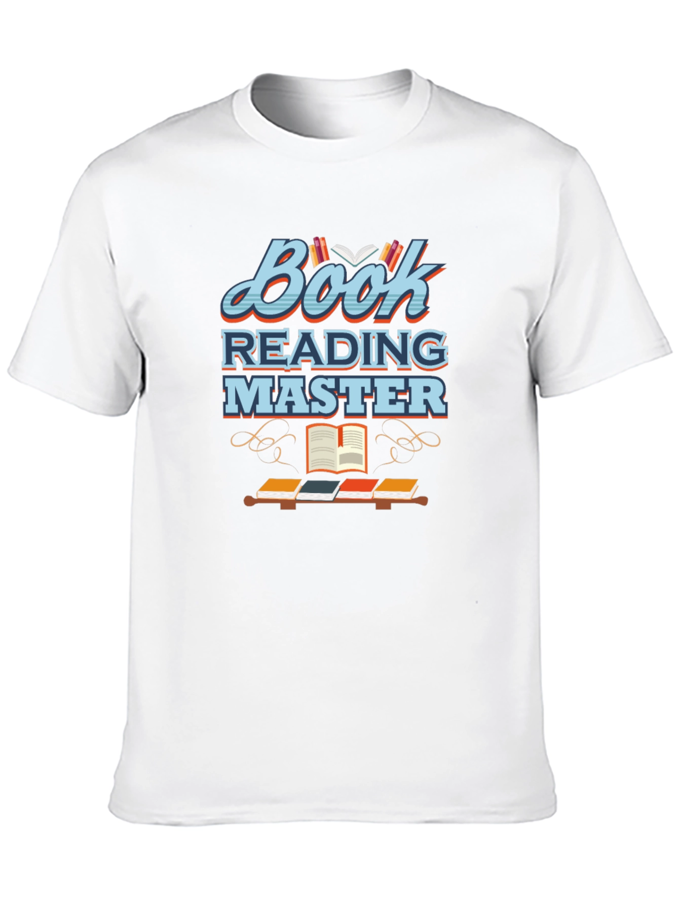 Book Reading Master Black T-Shirt