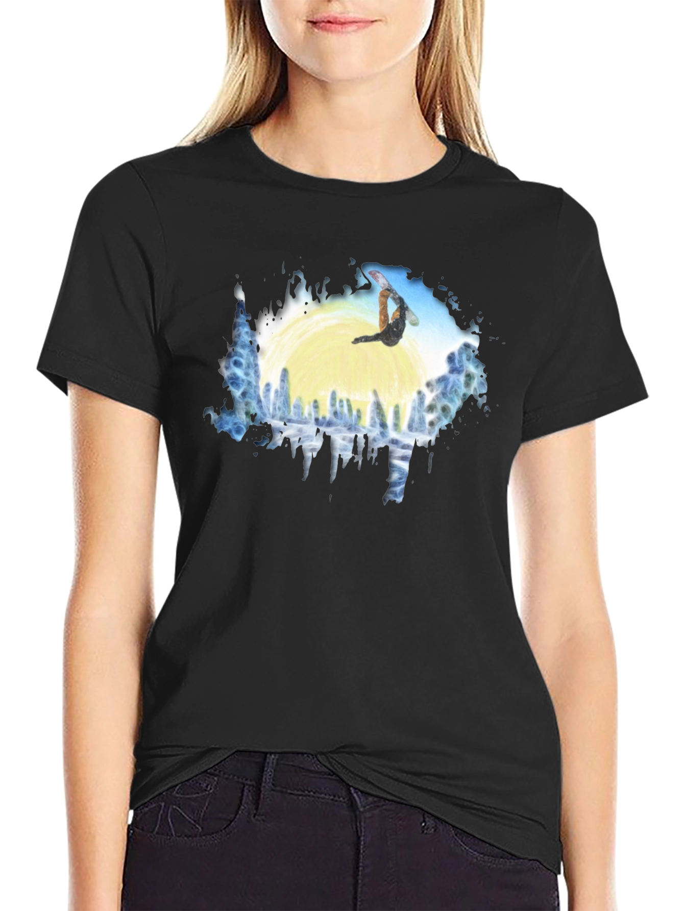 Snowboard T-Shirt - Winter Sports Apparel