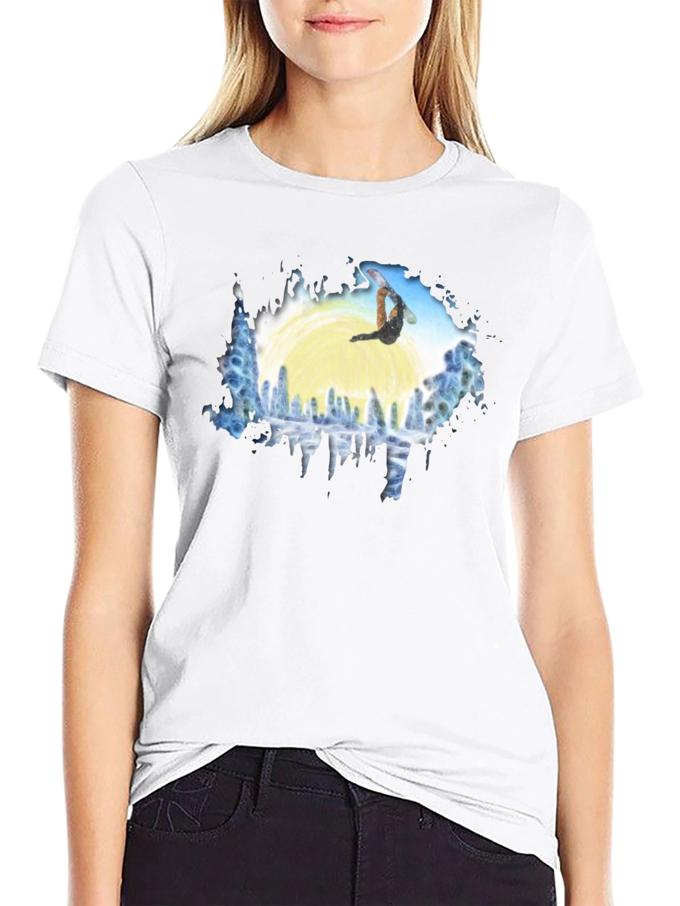 Snowboard T-Shirt - Winter Sports Apparel