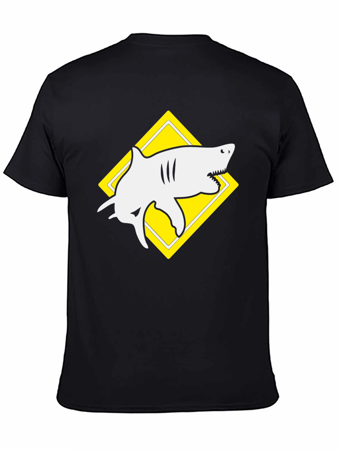 Shark Graphic Black T-Shirt - Unique Design