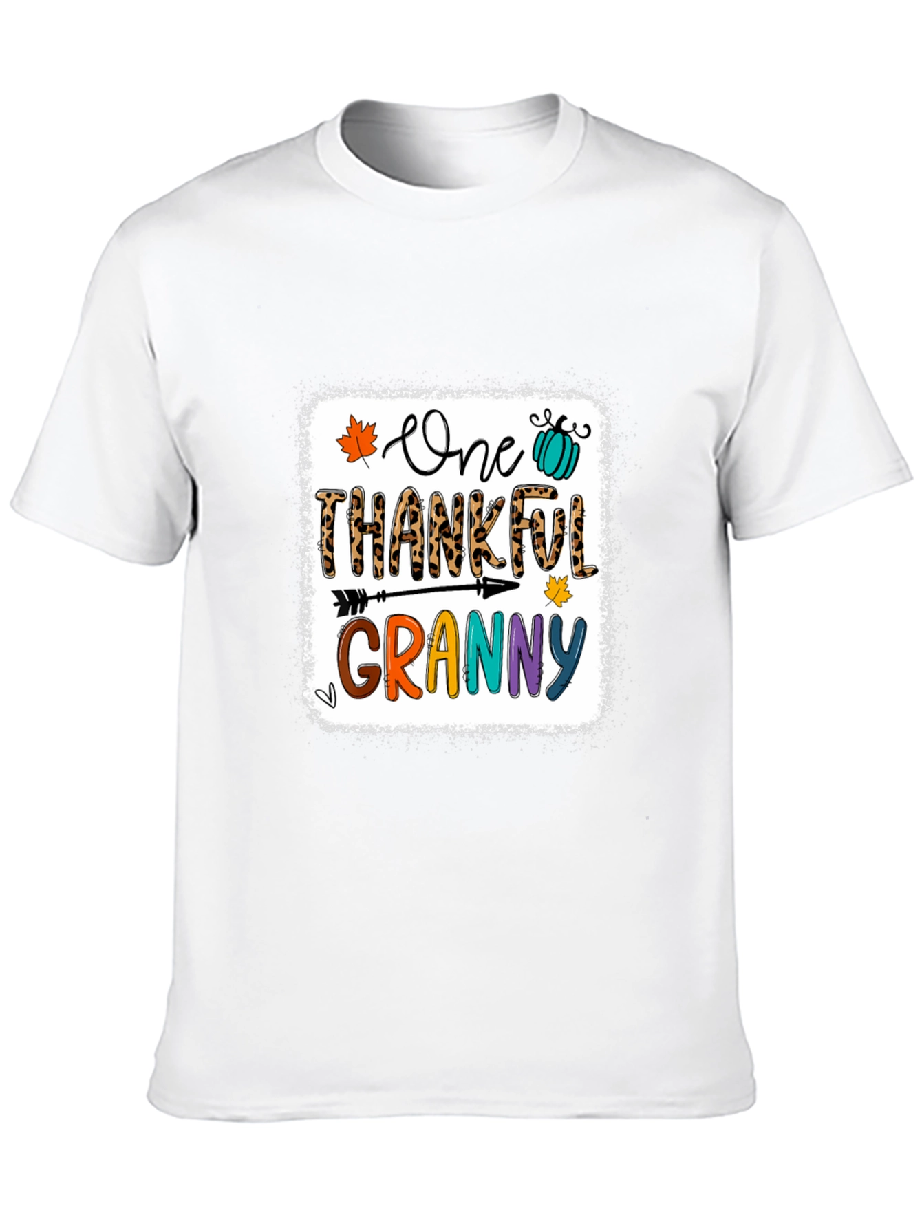 One Thankful Granny T-Shirt - Fall Thanksgiving Tee