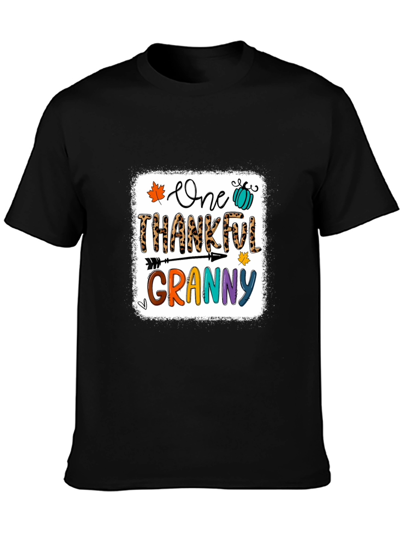 One Thankful Granny T-Shirt - Fall Thanksgiving Tee