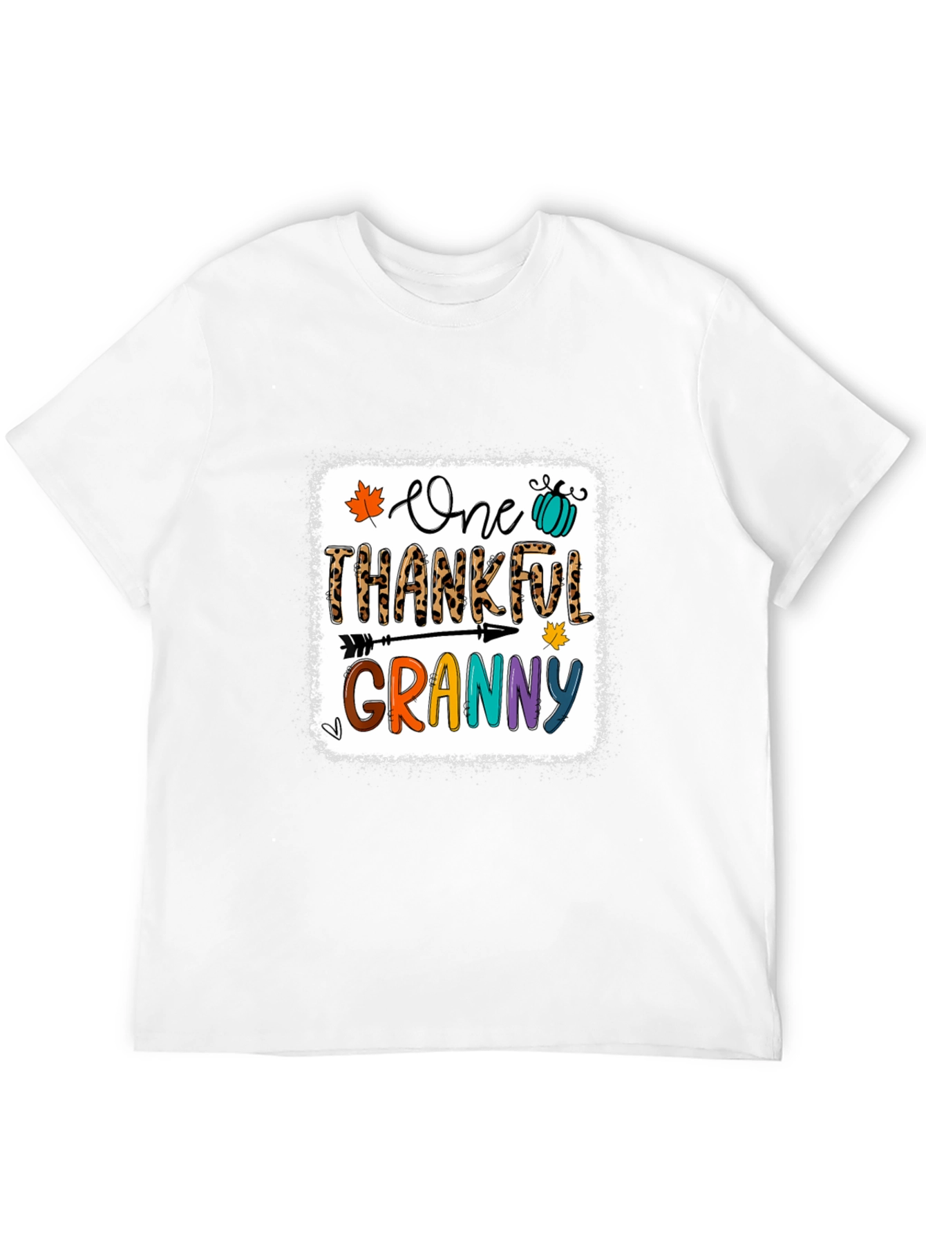 One Thankful Granny T-Shirt - Fall Thanksgiving Tee