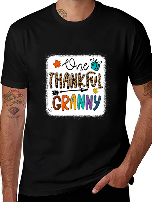 One Thankful Granny T-Shirt - Fall Thanksgiving Tee