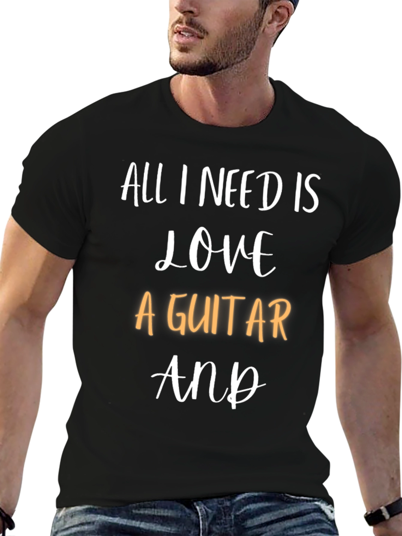 All I Need Is Love & A Guitar T-Shirt