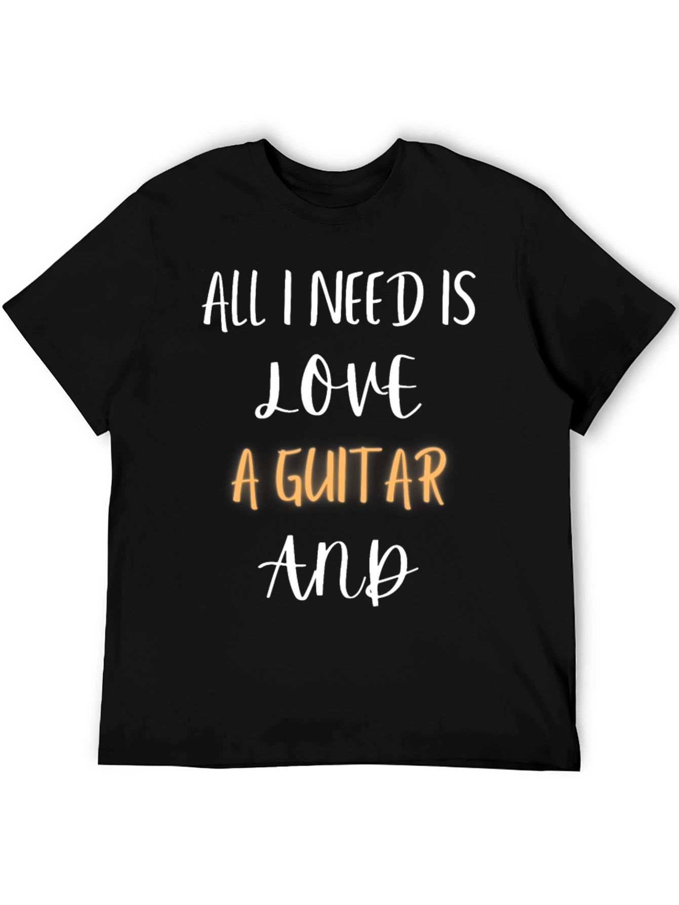 All I Need Is Love & A Guitar T-Shirt