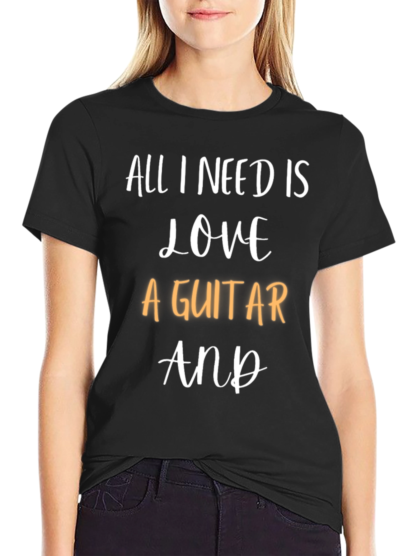 All I Need Is Love & A Guitar T-Shirt