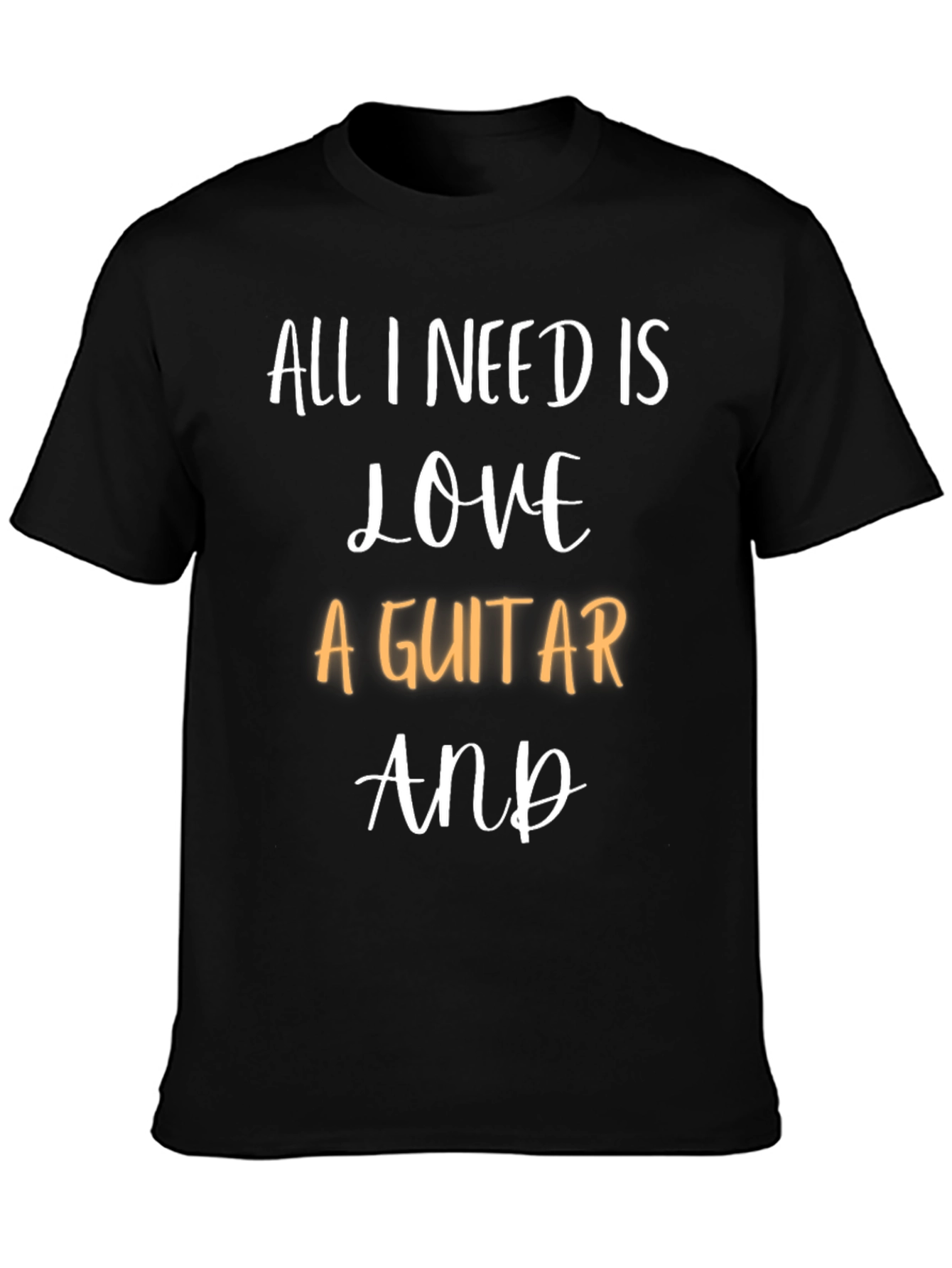 All I Need Is Love & A Guitar T-Shirt