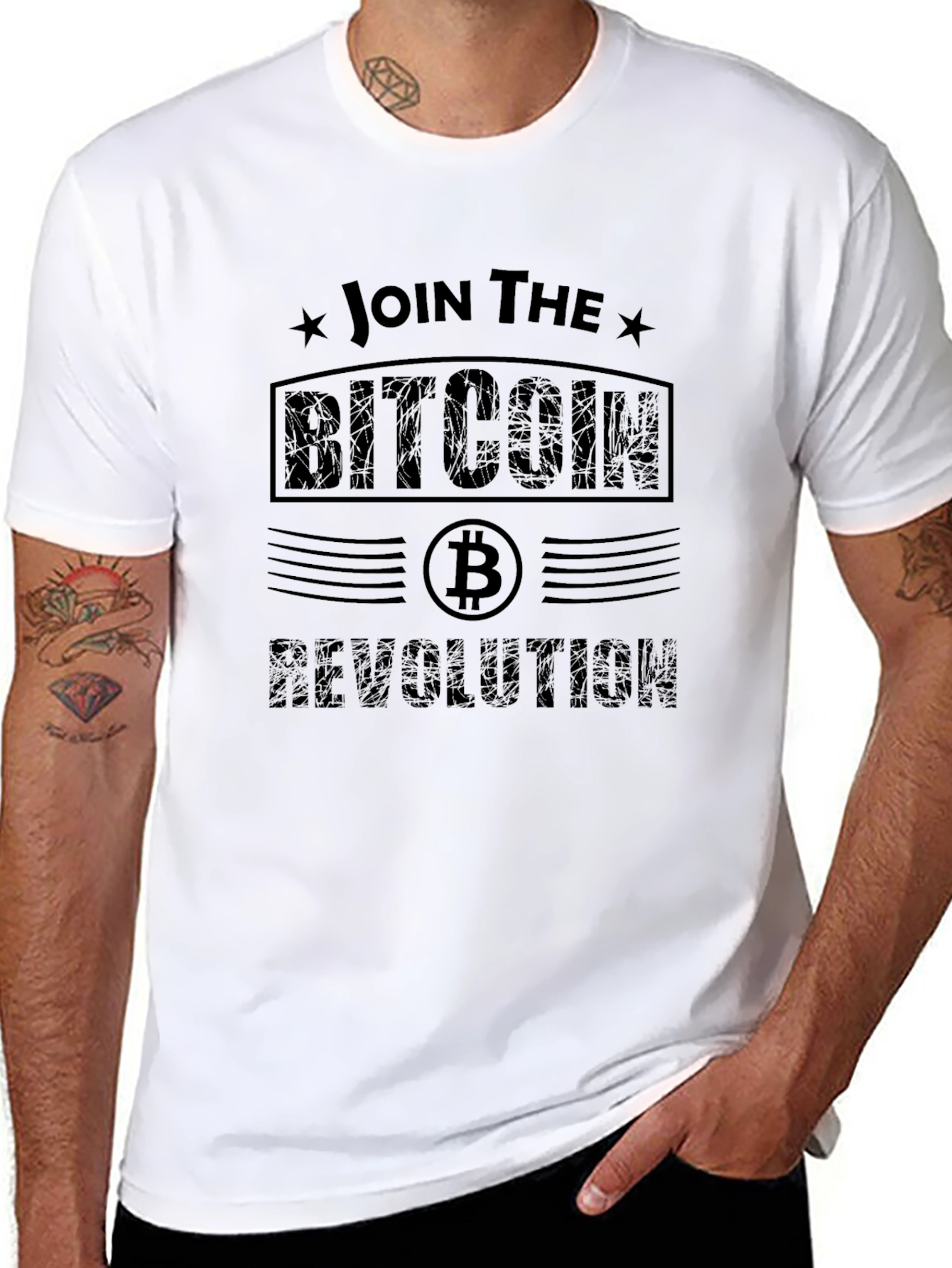 Bitcoin Revolution Black T-Shirt