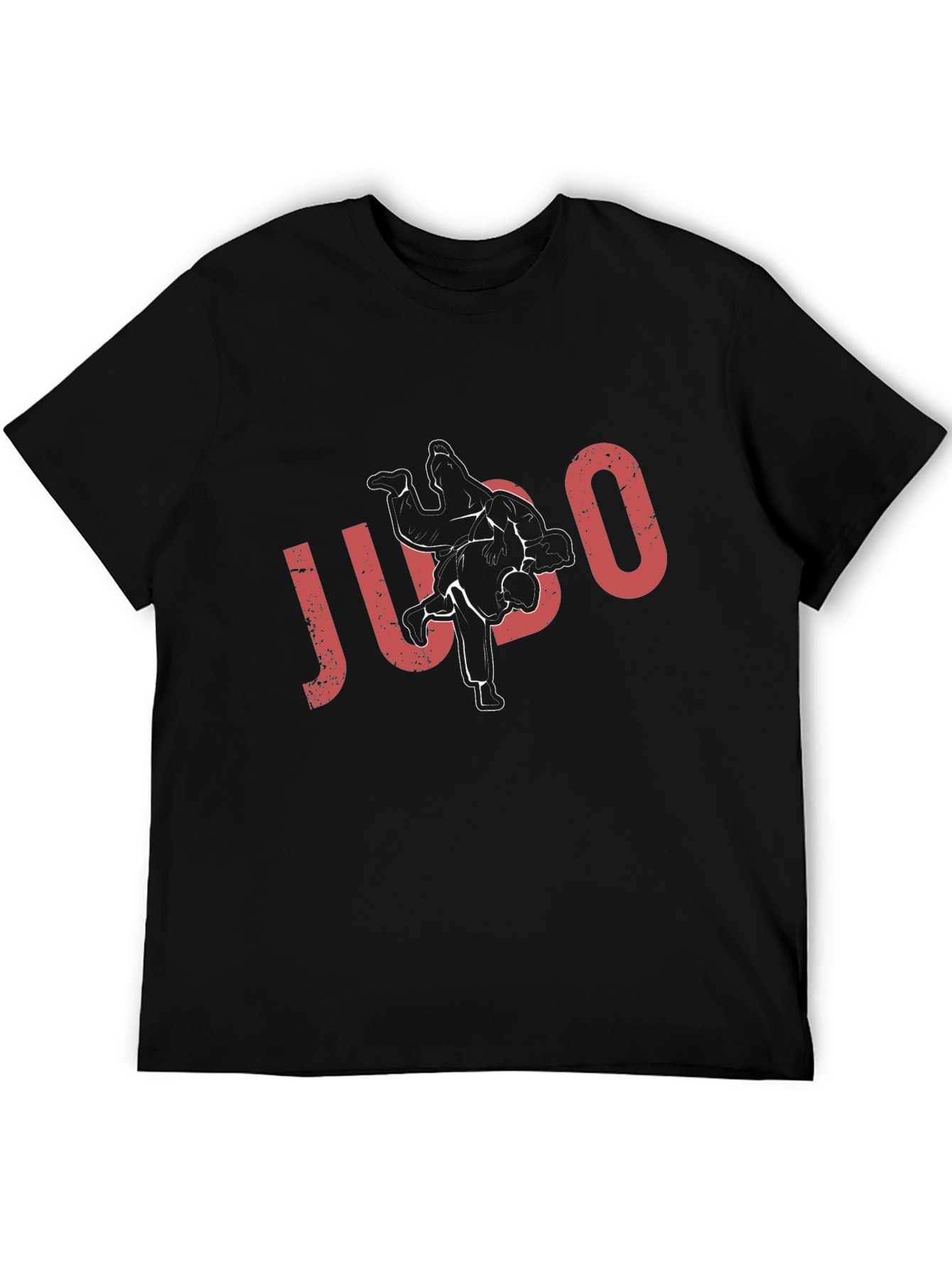 Judo T-Shirt Black Graphic Tee Martial Arts Training
