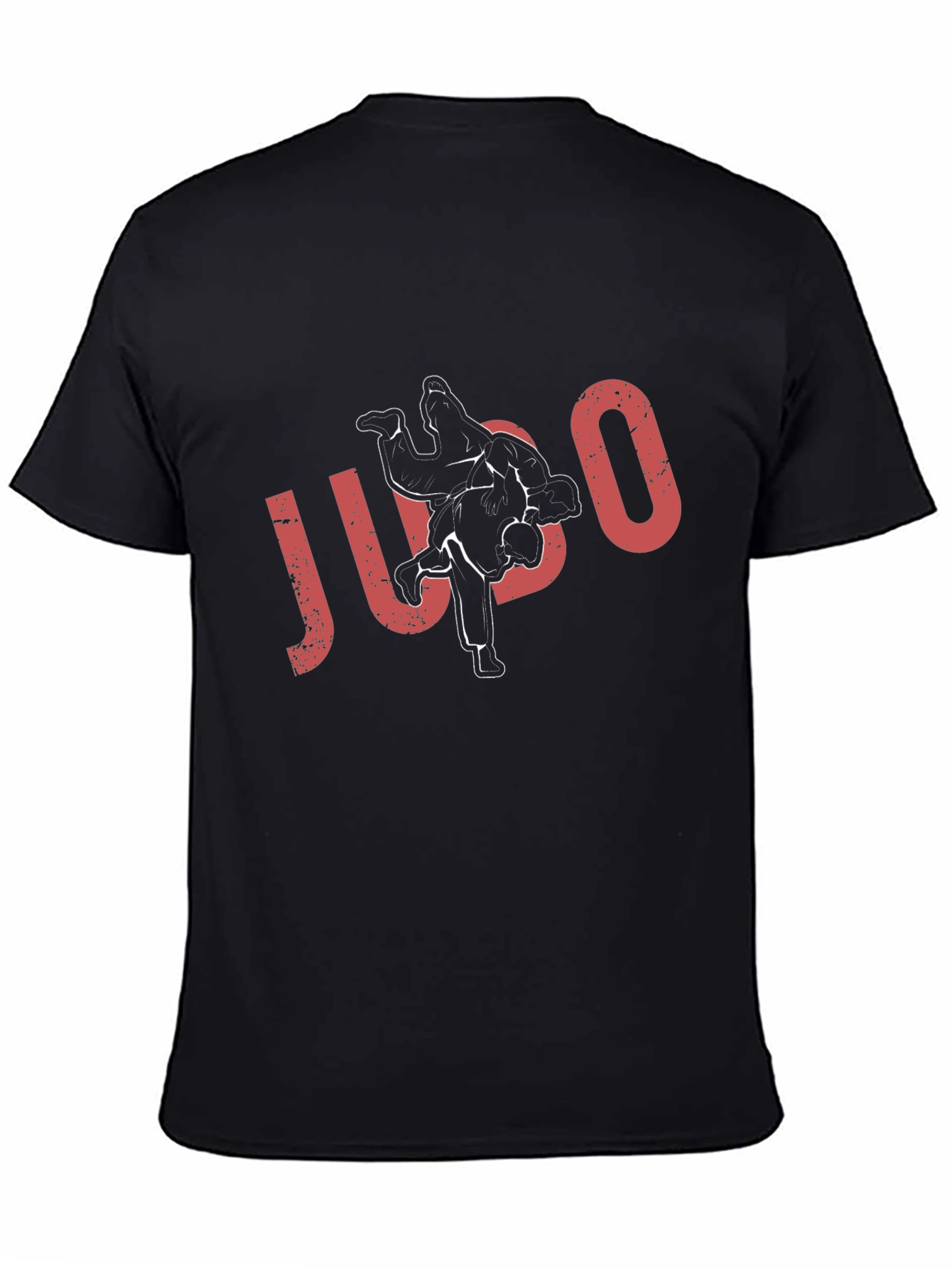 Judo T-Shirt Black Graphic Tee Martial Arts Training