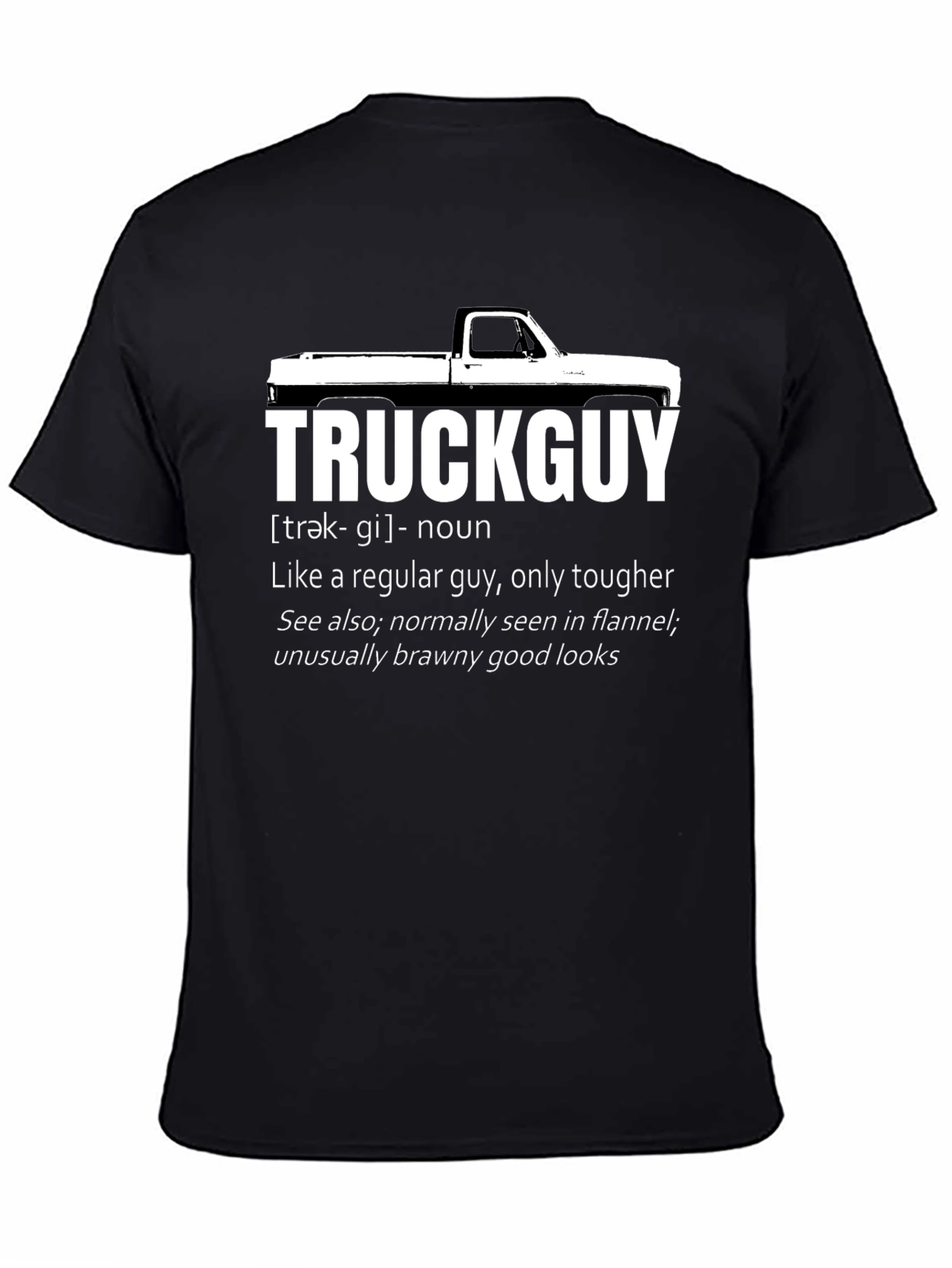 Truck Guy Definition Graphic Tee