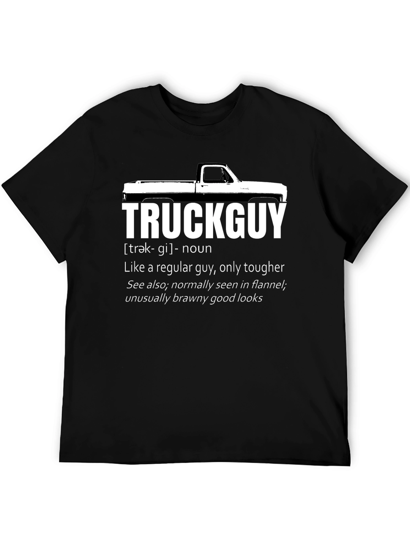 Truck Guy Definition Graphic Tee