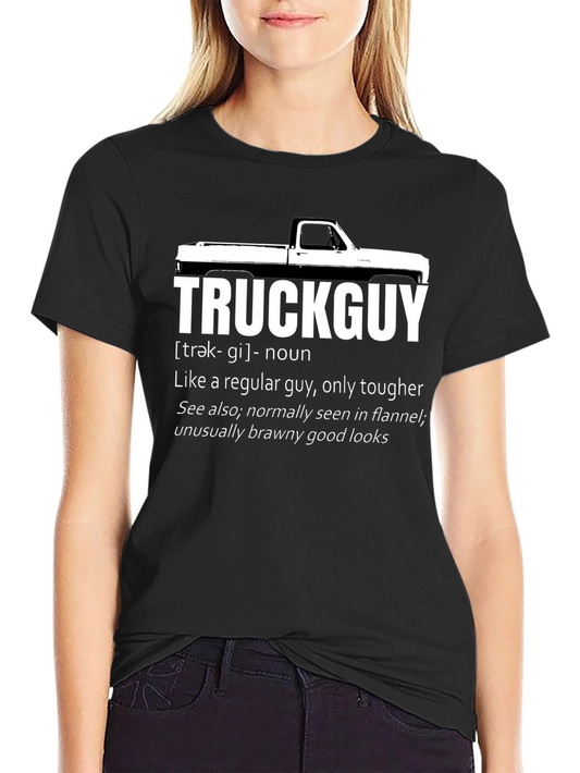 Truck Guy Definition Graphic Tee