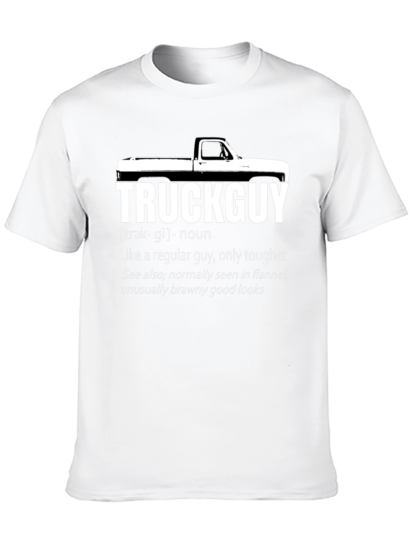 Truck Guy Definition Graphic Tee