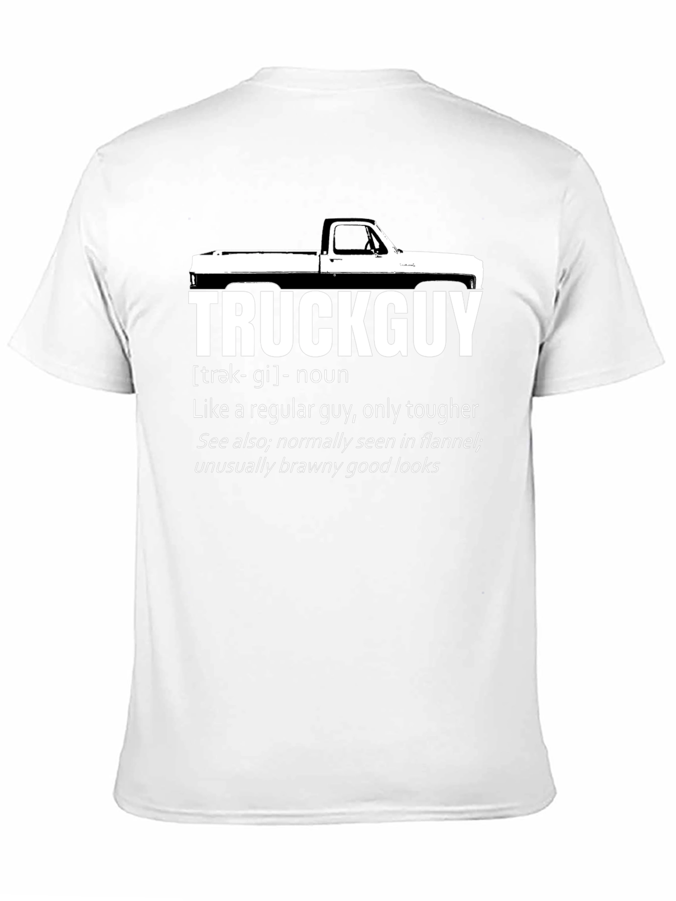 Truck Guy Definition Graphic Tee