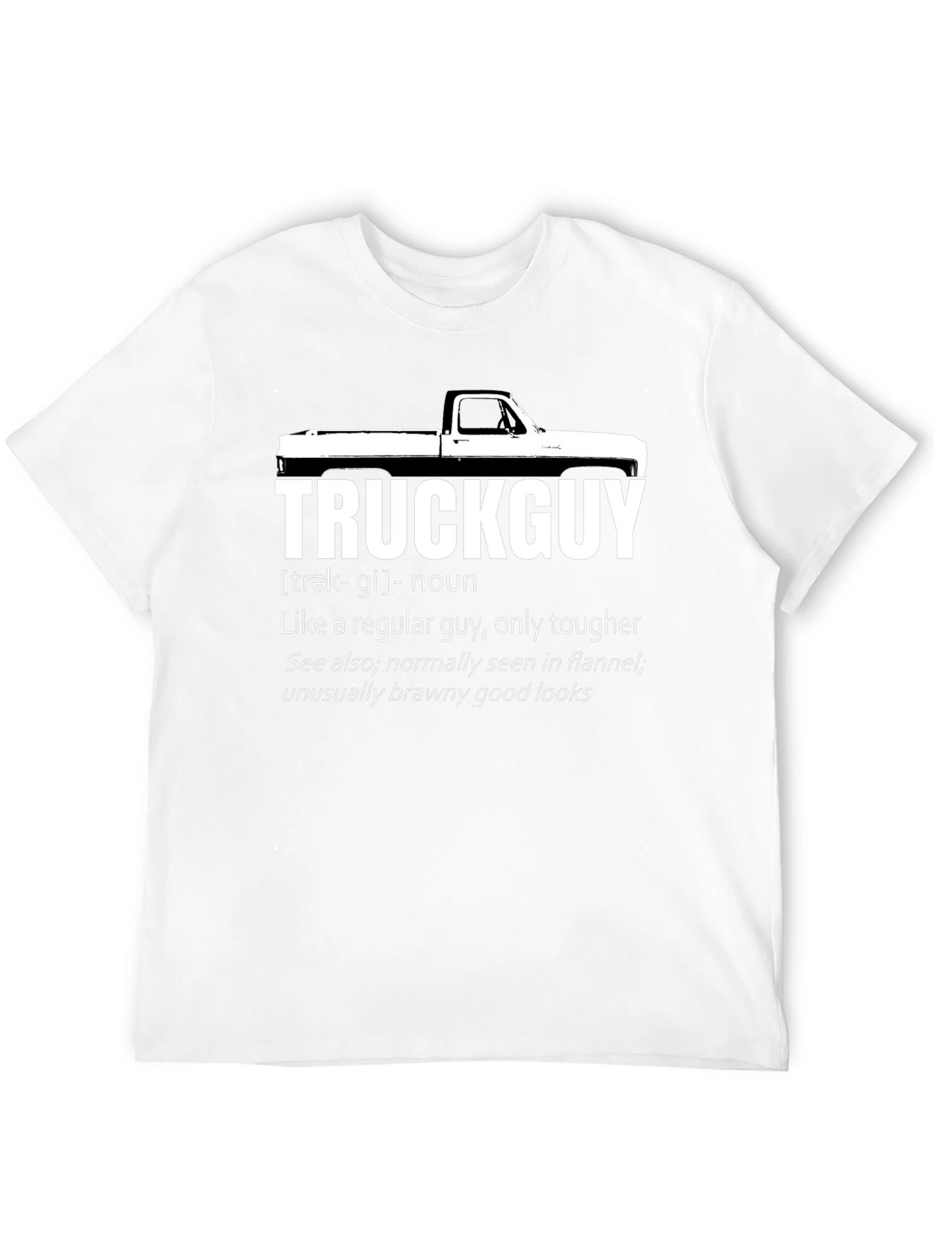 Truck Guy Definition Graphic Tee