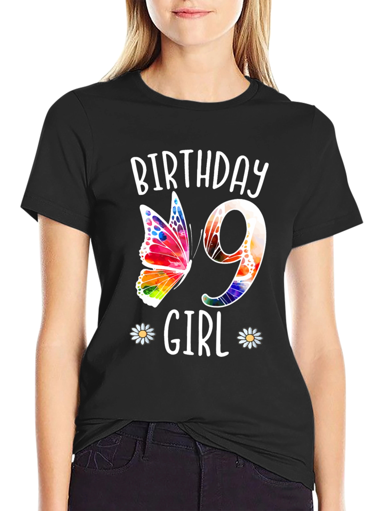 Birthday Girl Number 9 T-Shirt