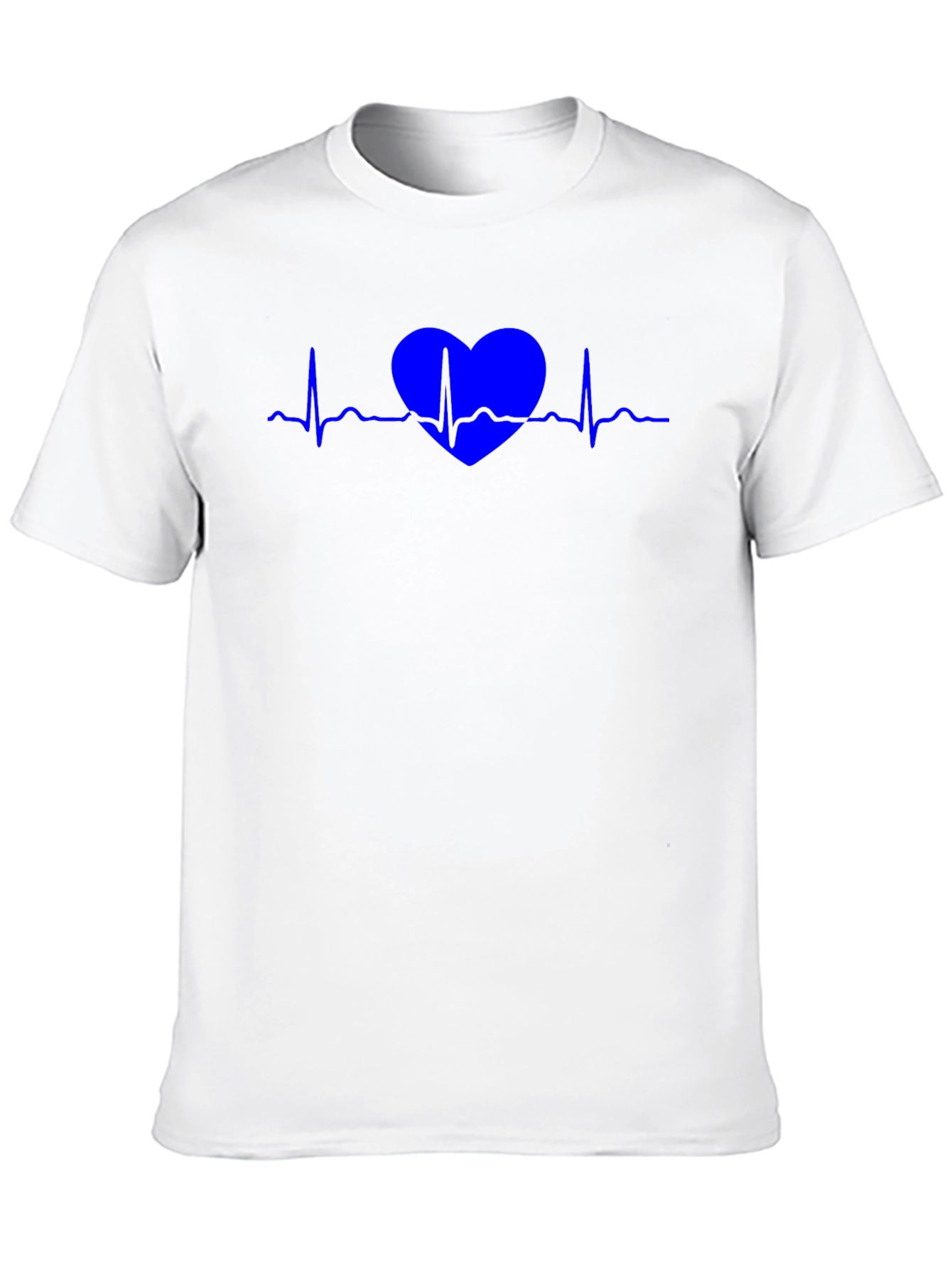 Heartbeat Love Graphic Tee - Modern Casual Style