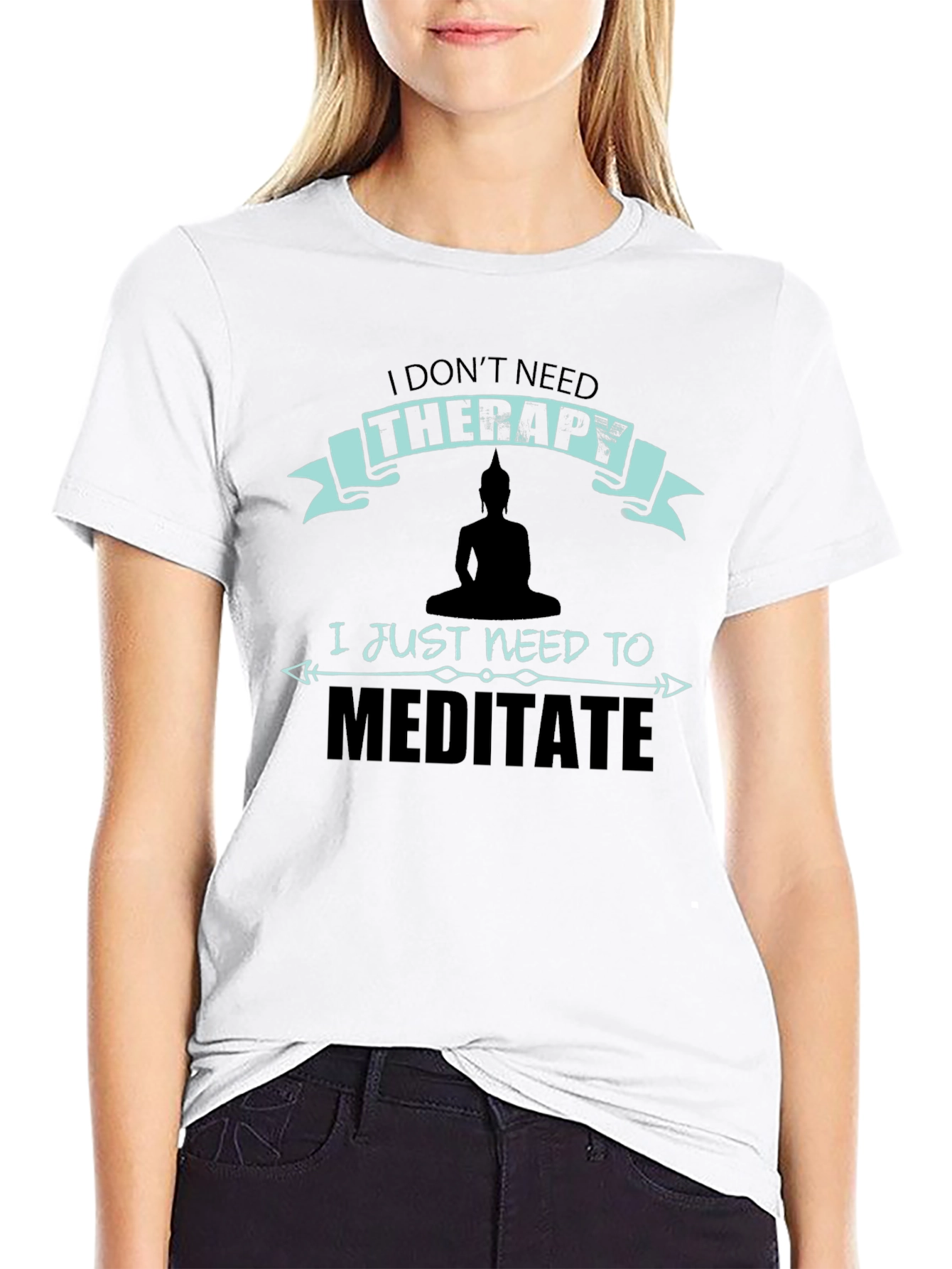 Meditate Therapy T-Shirt: Zen Relaxation Tee