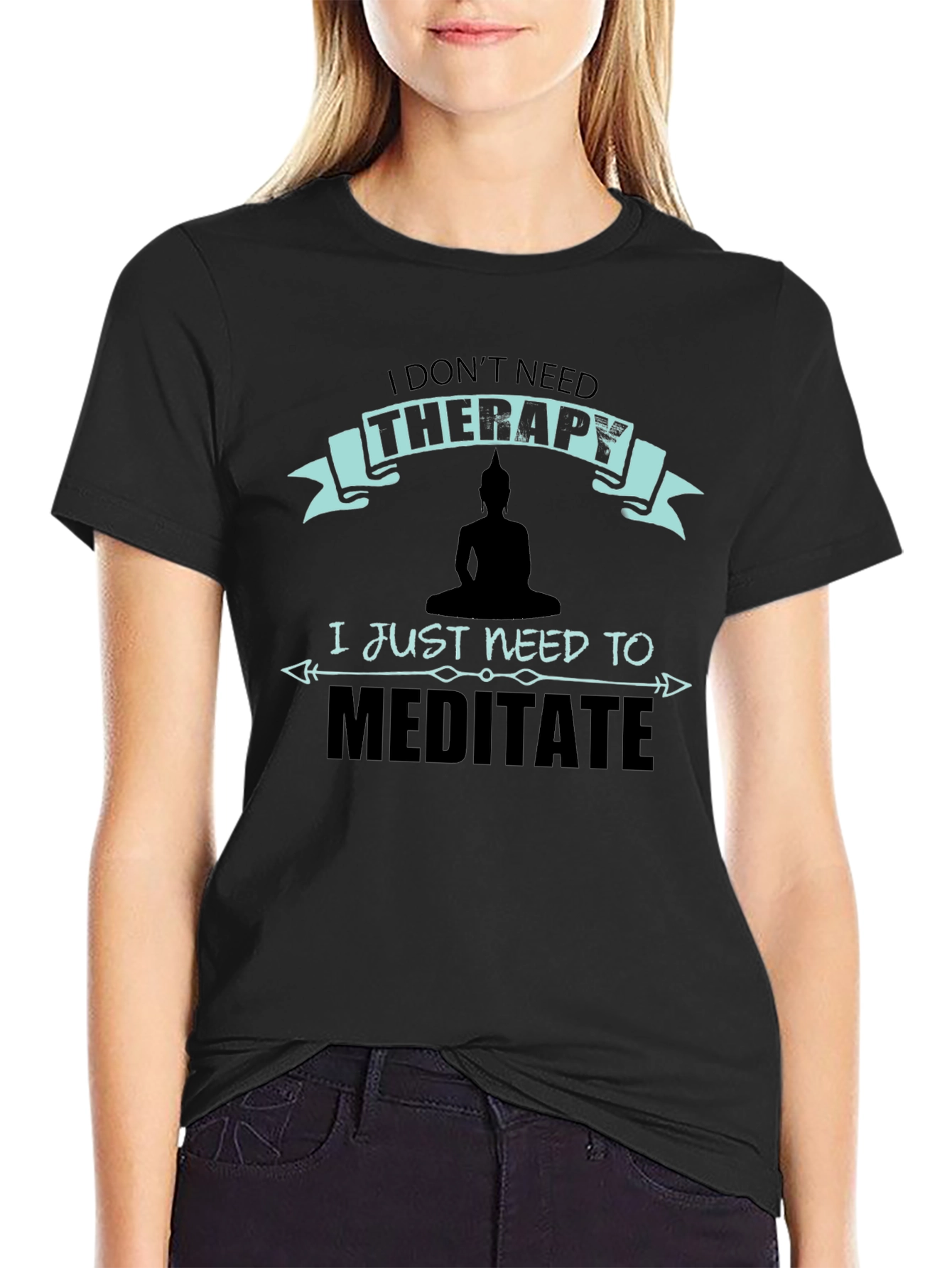Meditate Therapy T-Shirt: Zen Relaxation Tee