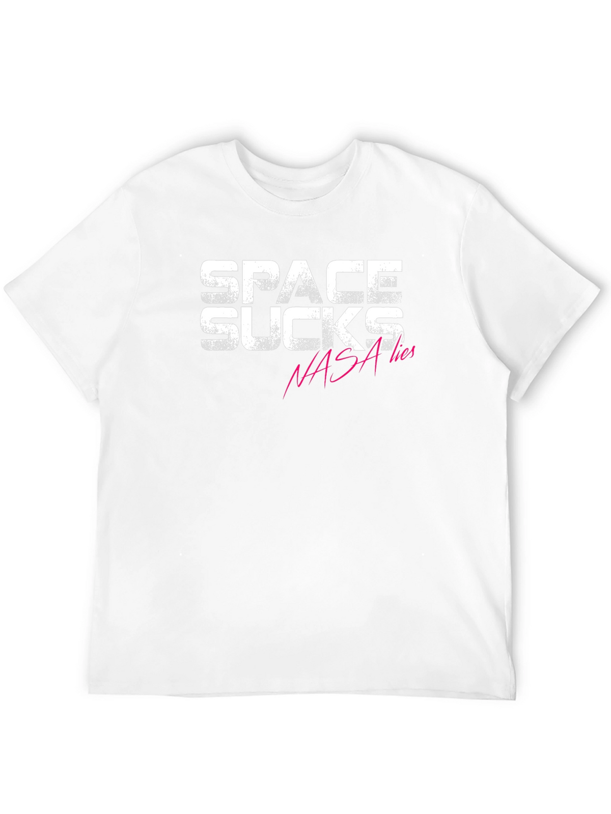 Space Sucks NASA Lies Graphic T-Shirt