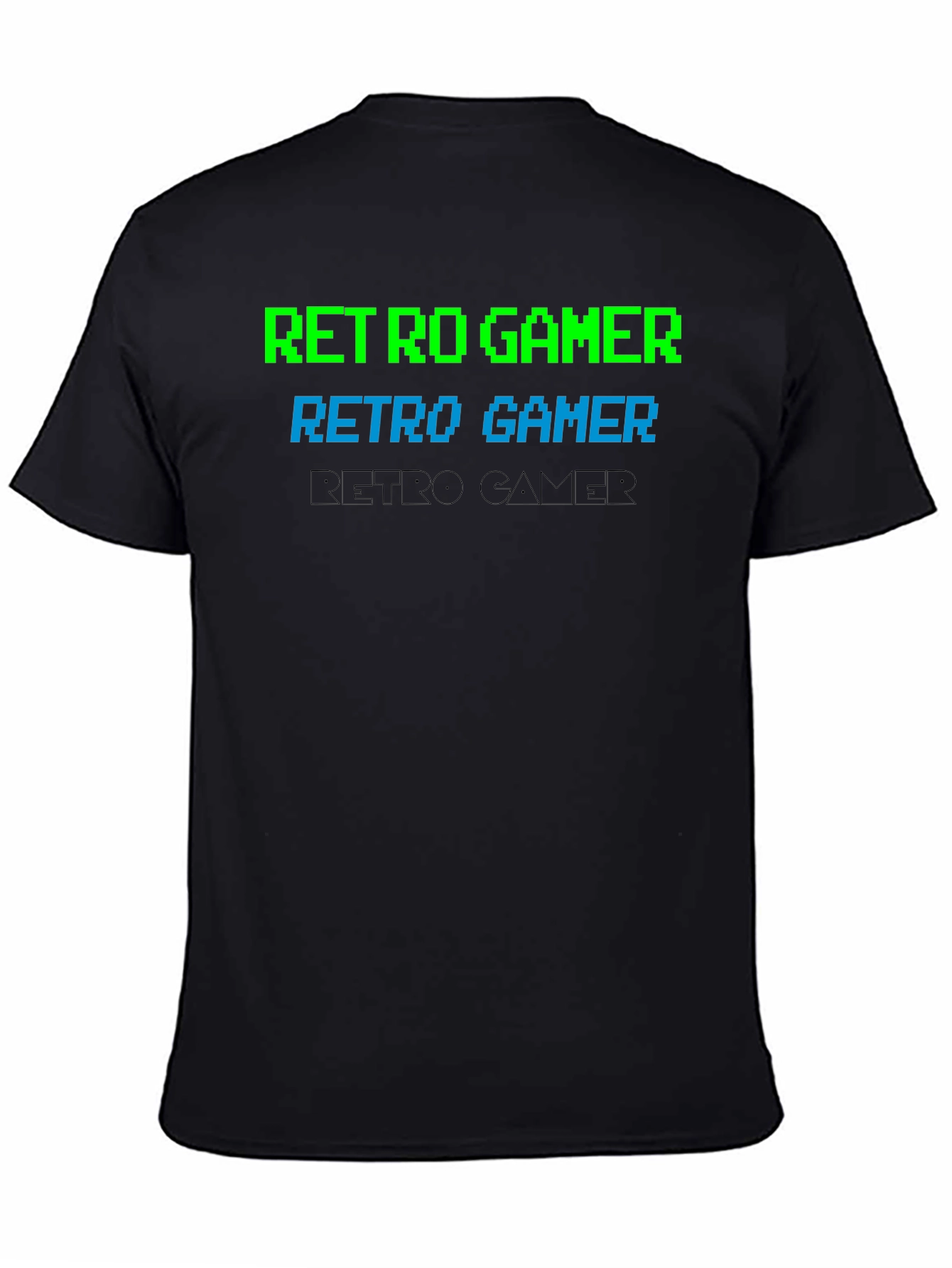 Retro Gamer Graphic Tee - Classic Pixelated Design