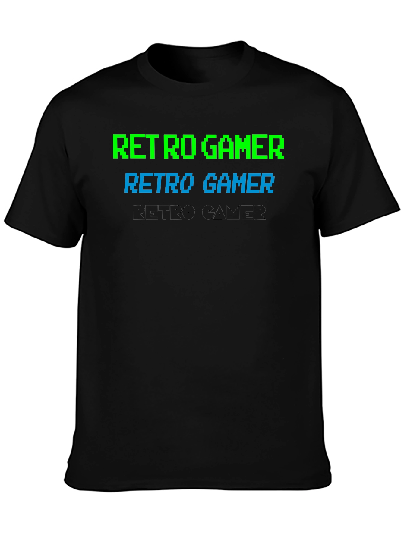 Retro Gamer Graphic Tee - Classic Pixelated Design