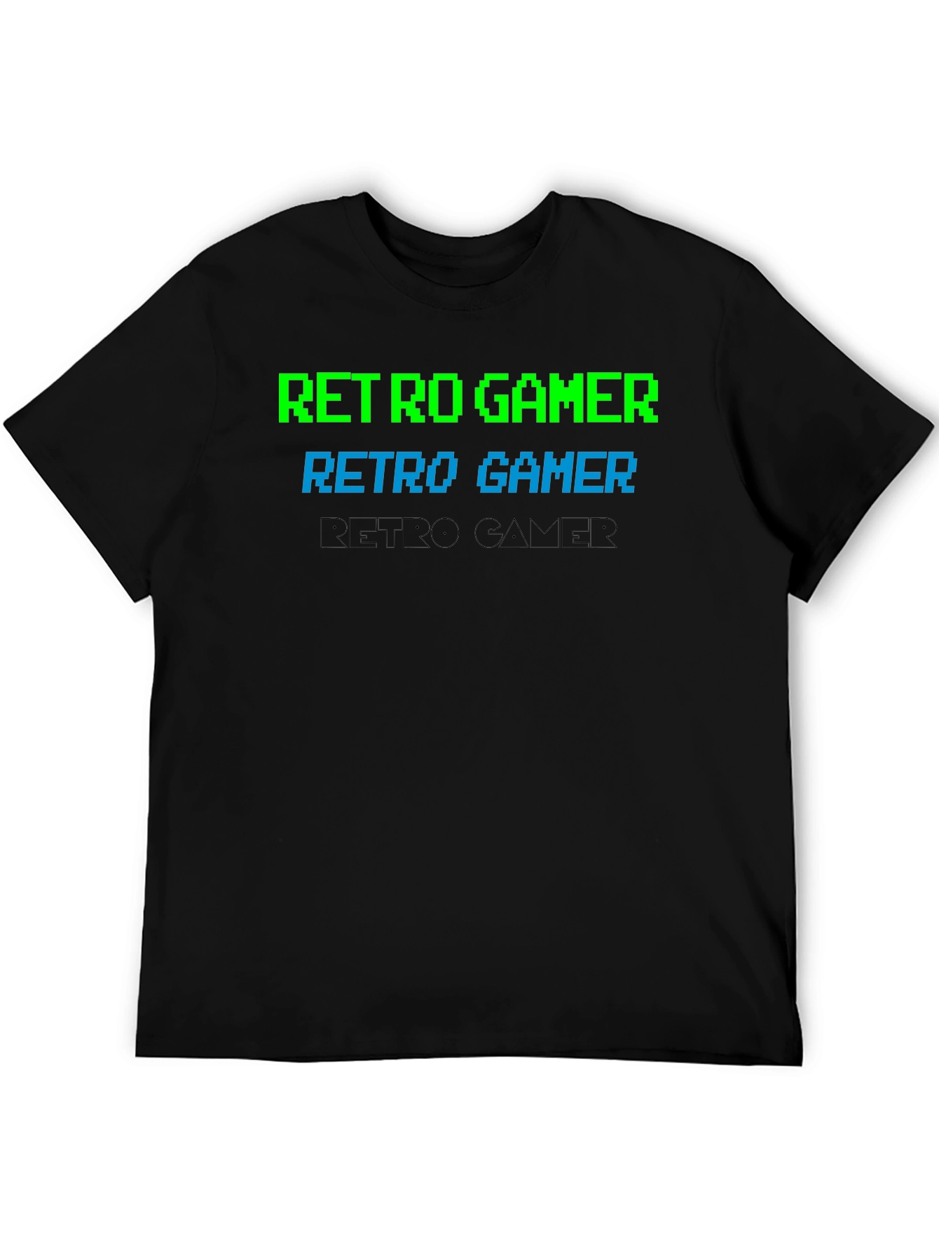 Retro Gamer Graphic Tee - Classic Pixelated Design