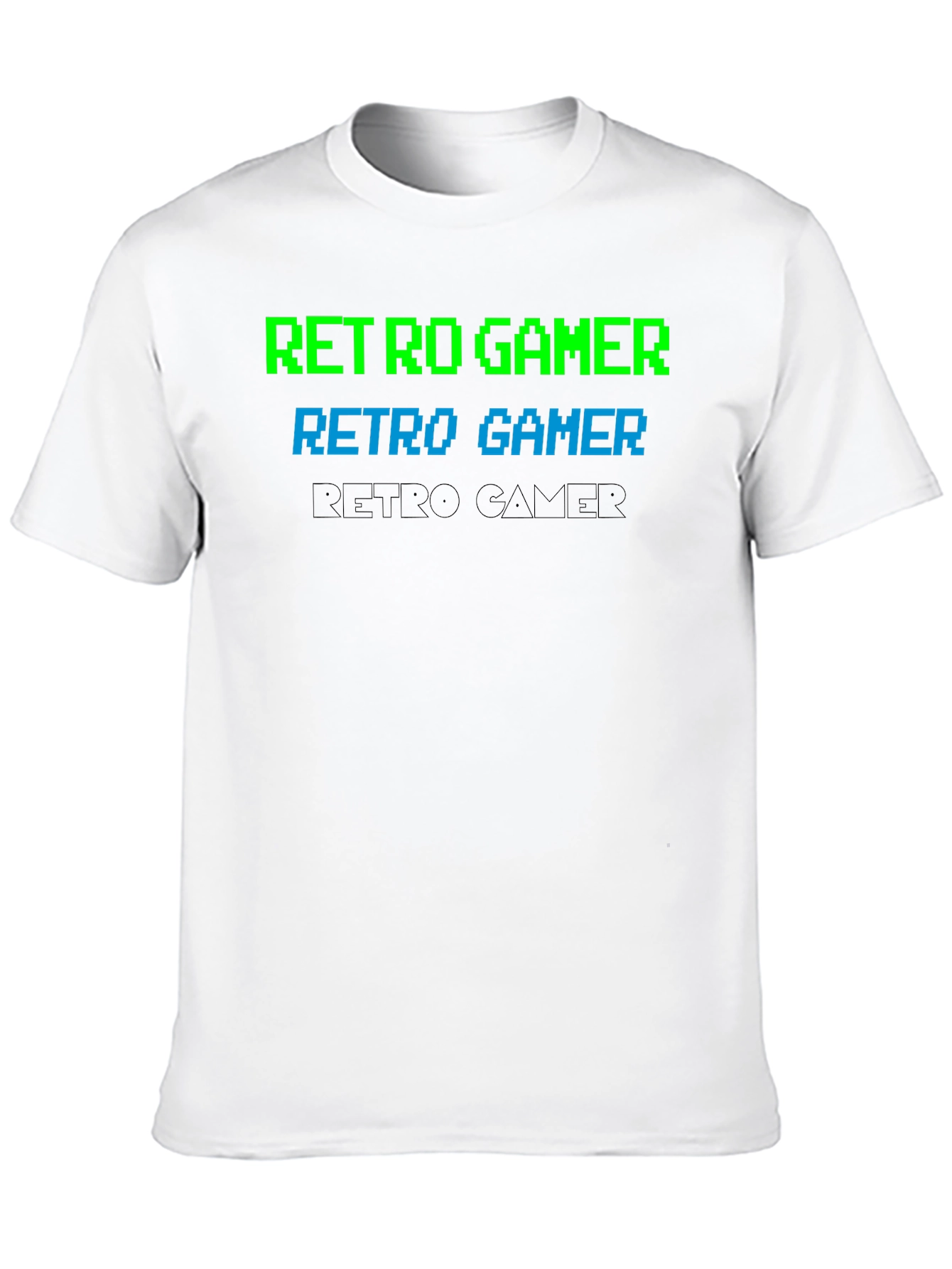 Retro Gamer Graphic Tee - Classic Pixelated Design
