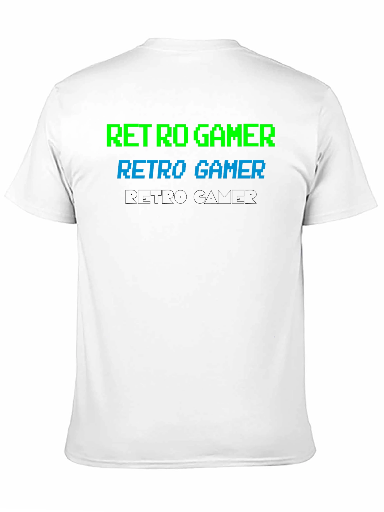Retro Gamer Graphic Tee - Classic Pixelated Design