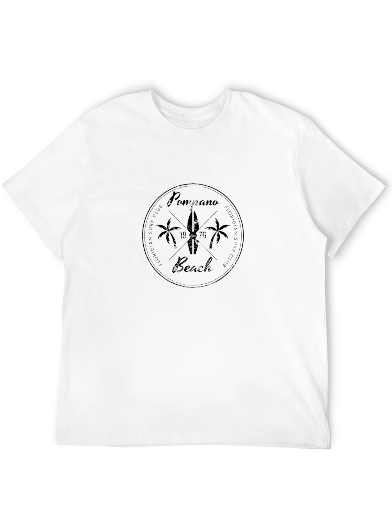 Pompano Beach Surf Club Black T-Shirt