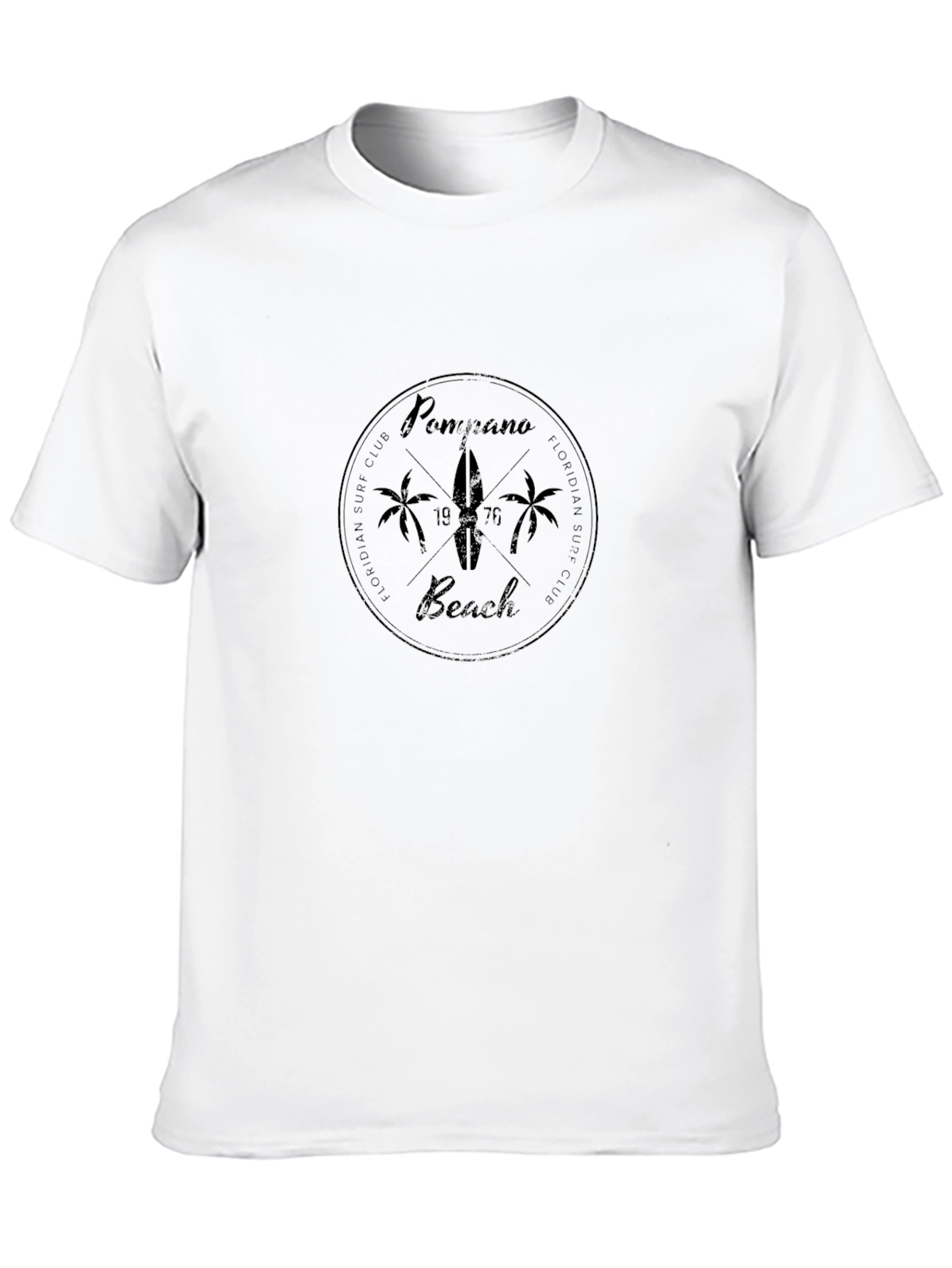 Pompano Beach Surf Club Black T-Shirt