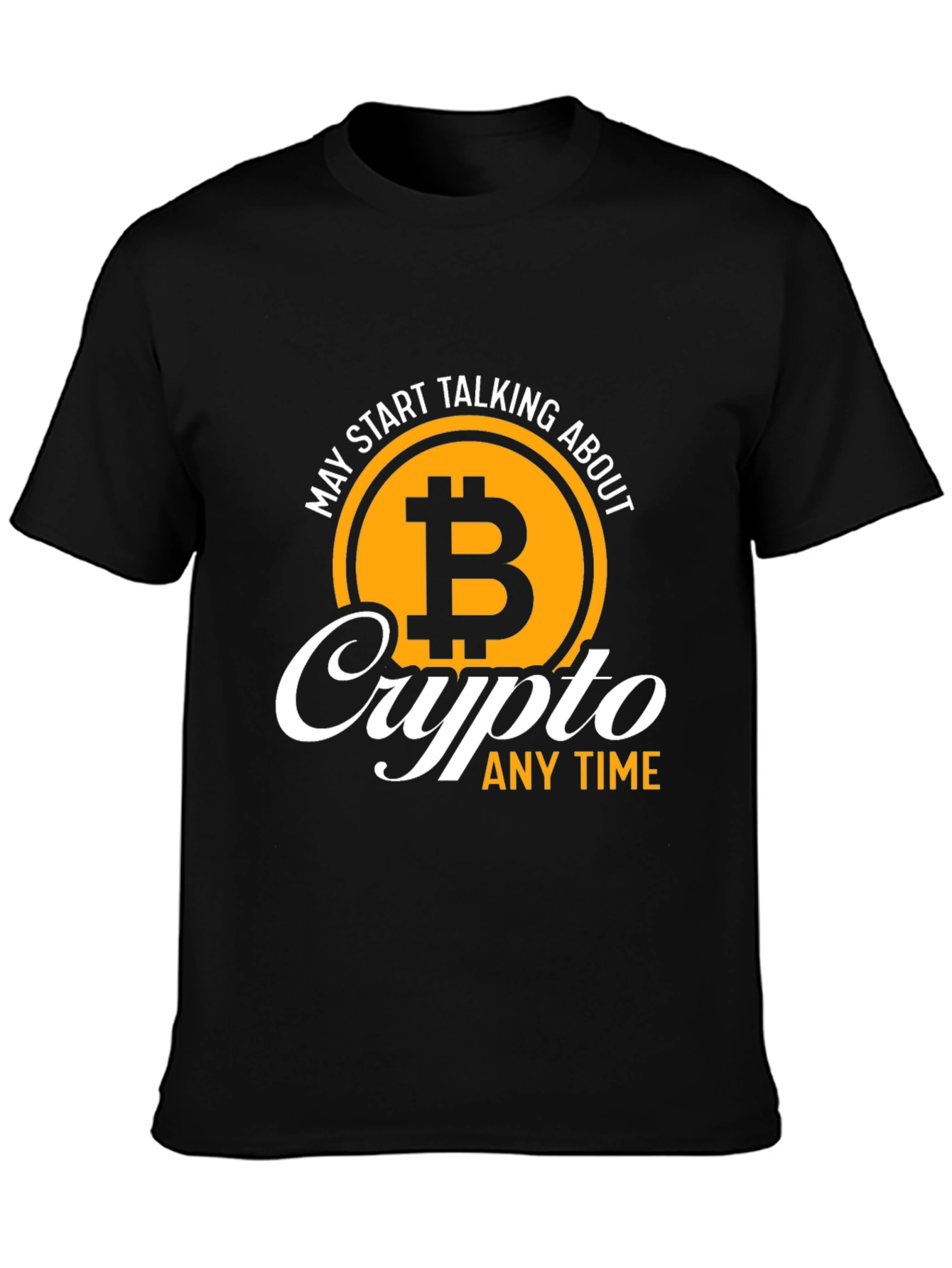 Crypto Bitcoin T-Shirt - Talk Crypto Anytime!