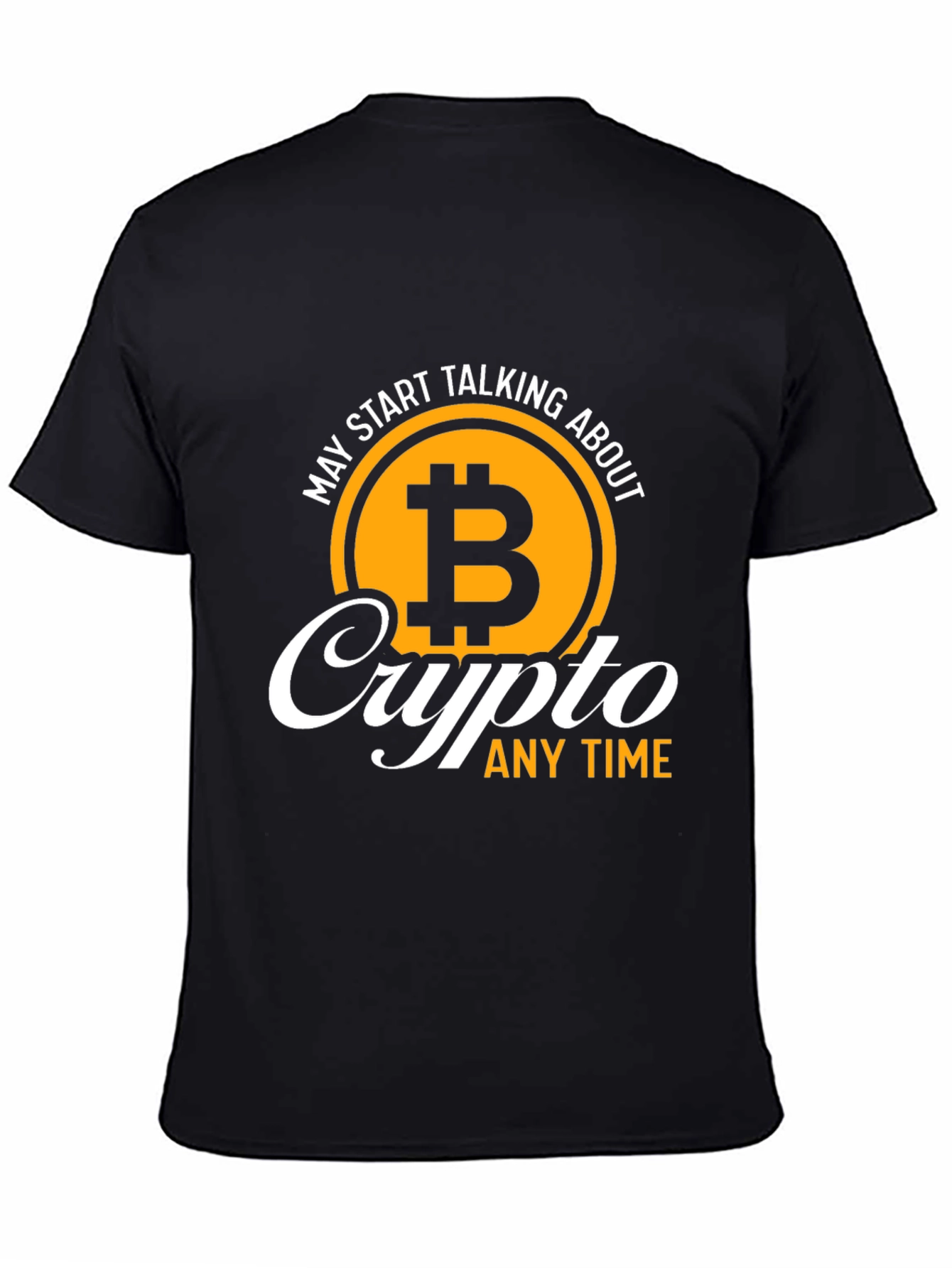 Crypto Bitcoin T-Shirt - Talk Crypto Anytime!