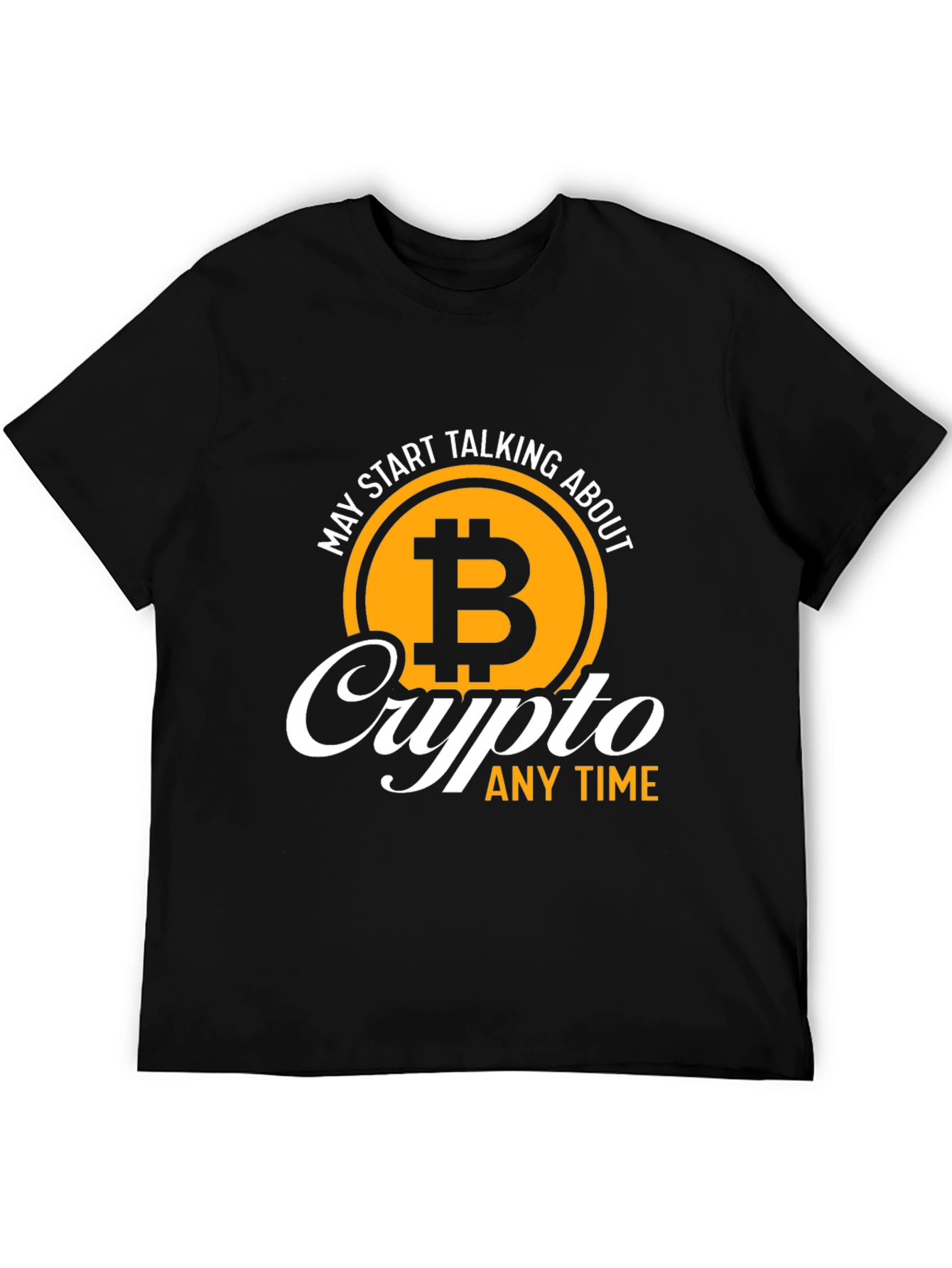 Crypto Bitcoin T-Shirt - Talk Crypto Anytime!