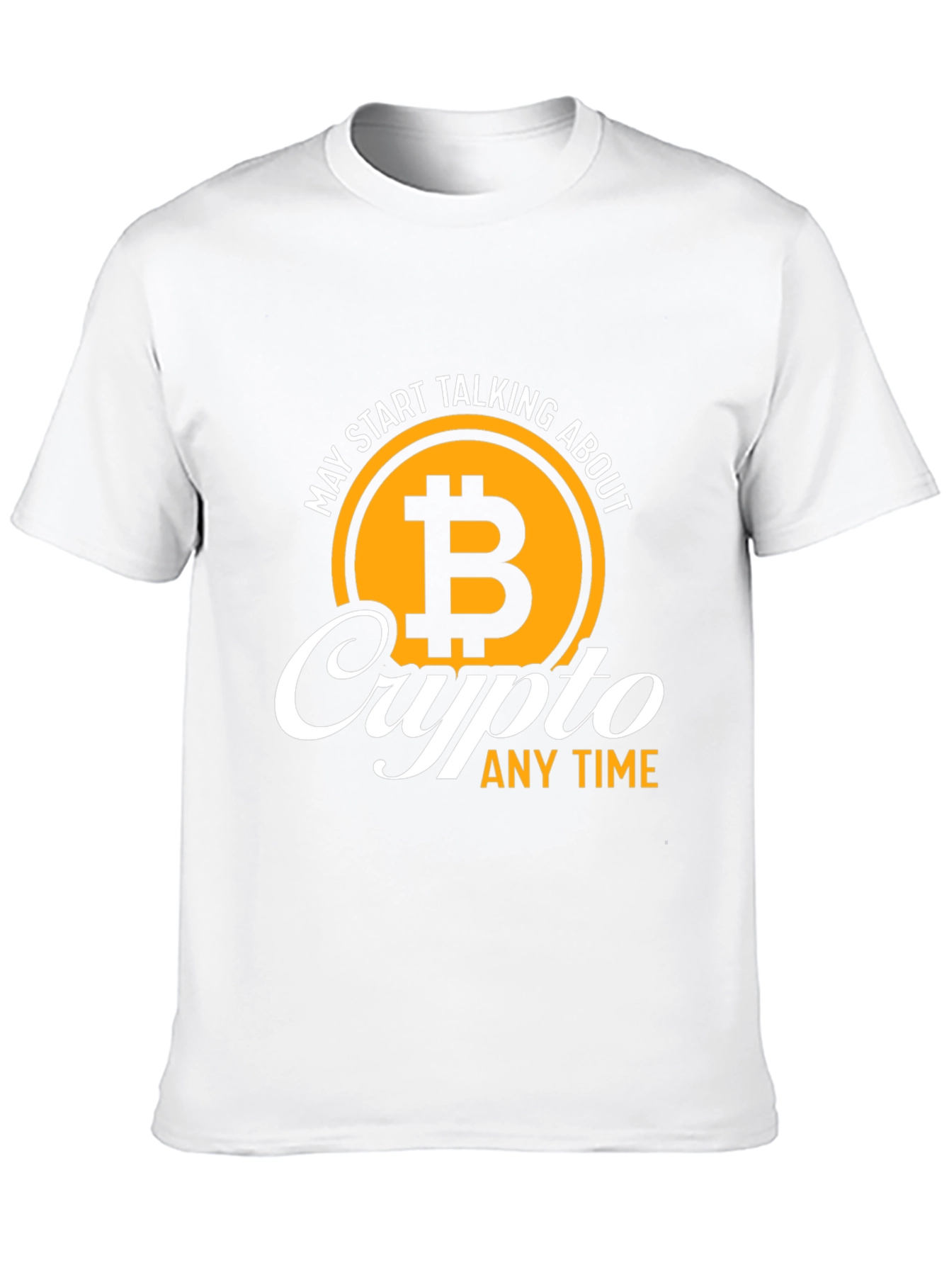 Crypto Bitcoin T-Shirt - Talk Crypto Anytime!