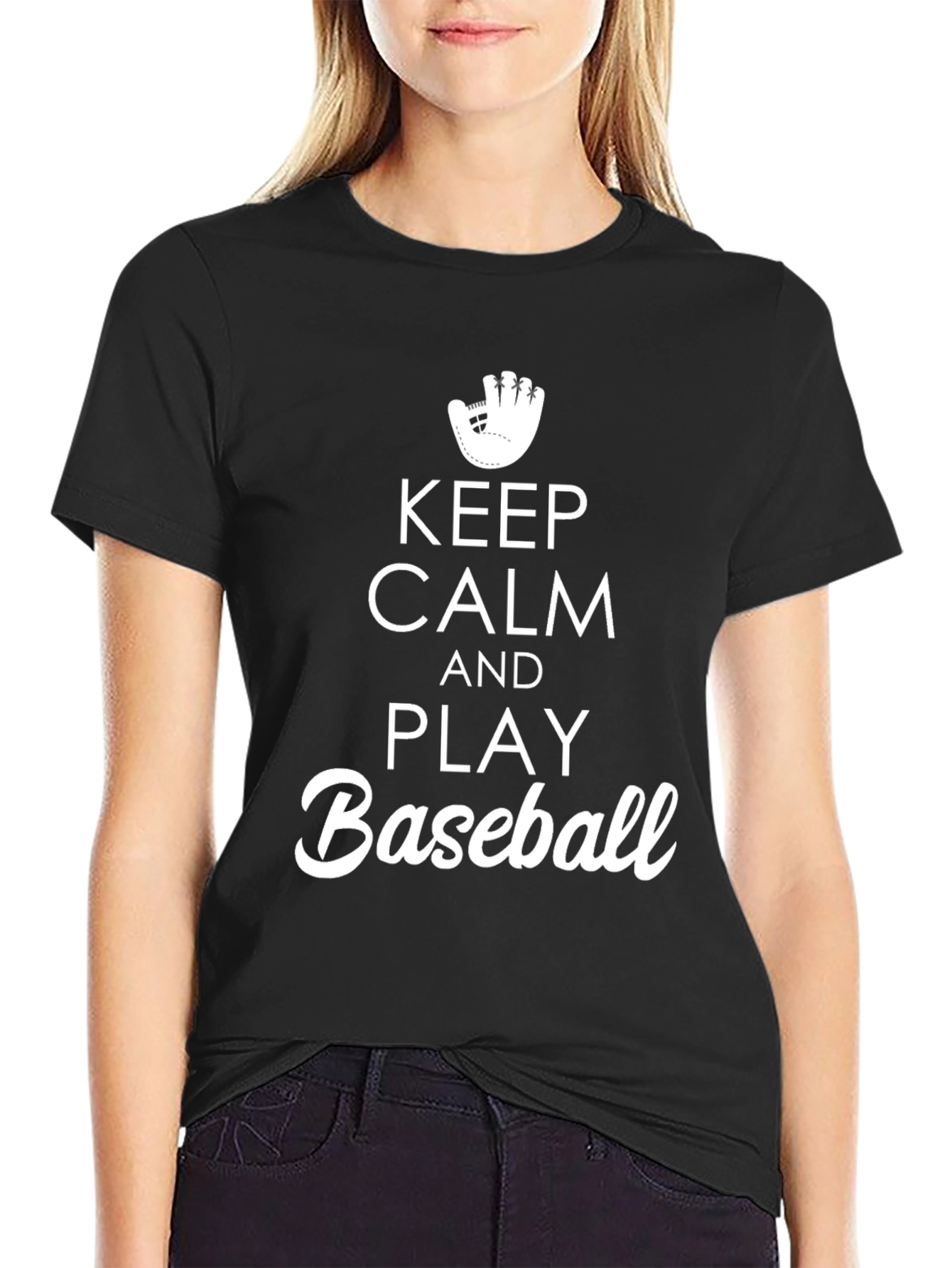 Keep Calm and Play Baseball T-Shirt