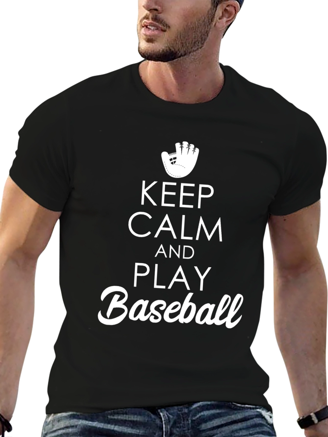 Keep Calm and Play Baseball T-Shirt
