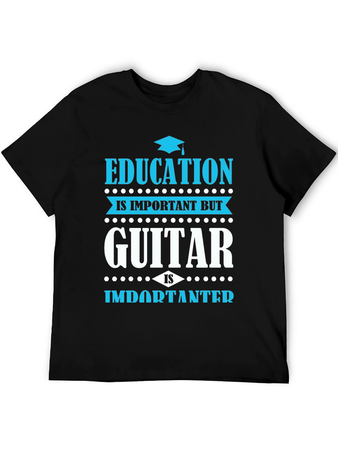 Education vs. Guitar T-Shirt