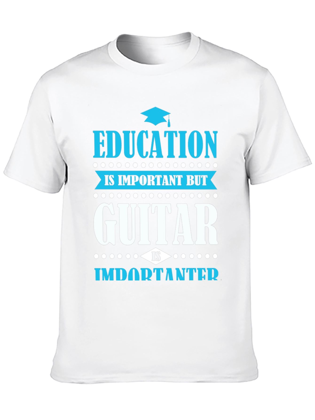 Education vs. Guitar T-Shirt