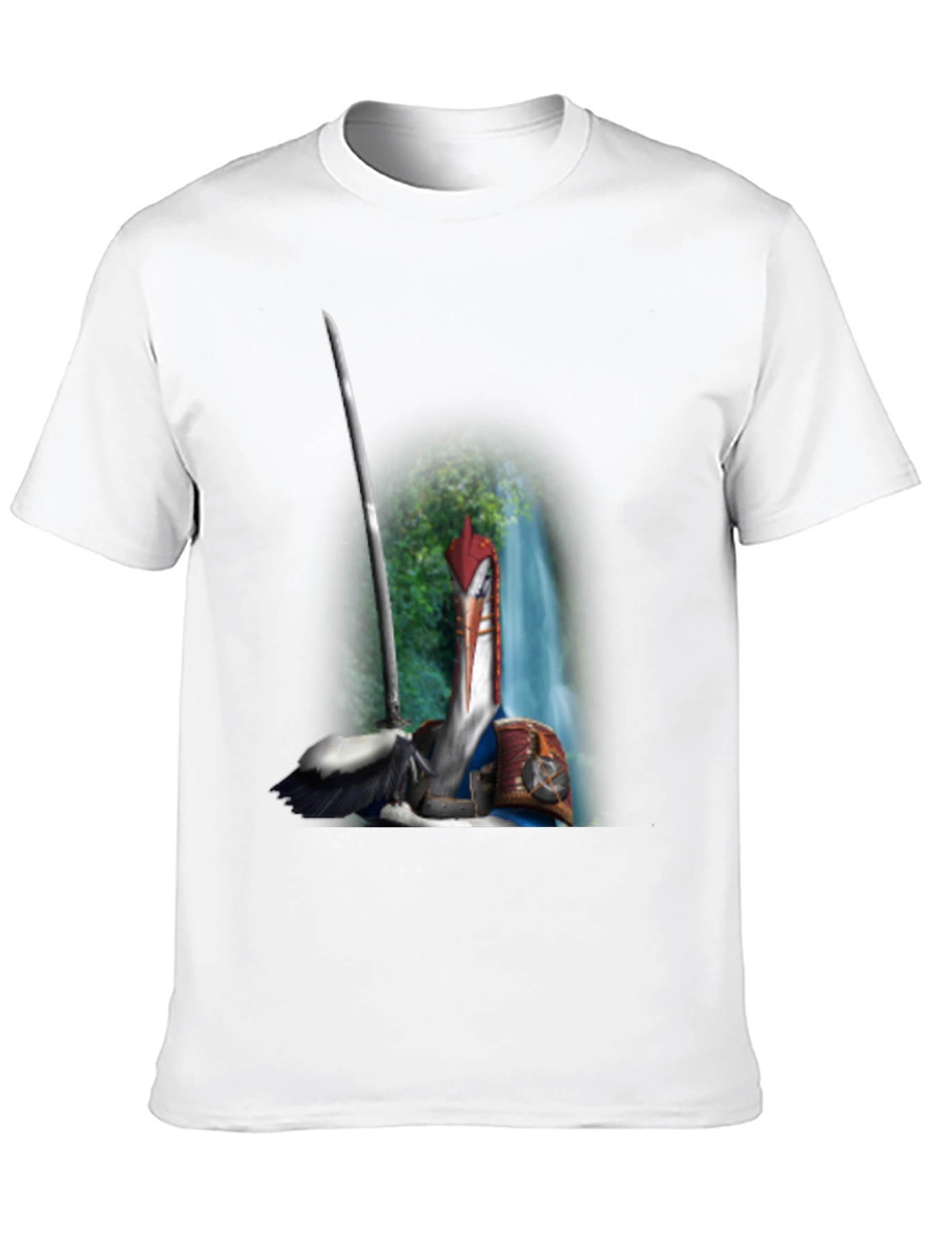Samurai Pelican T-Shirt: Unique Graphic Tee