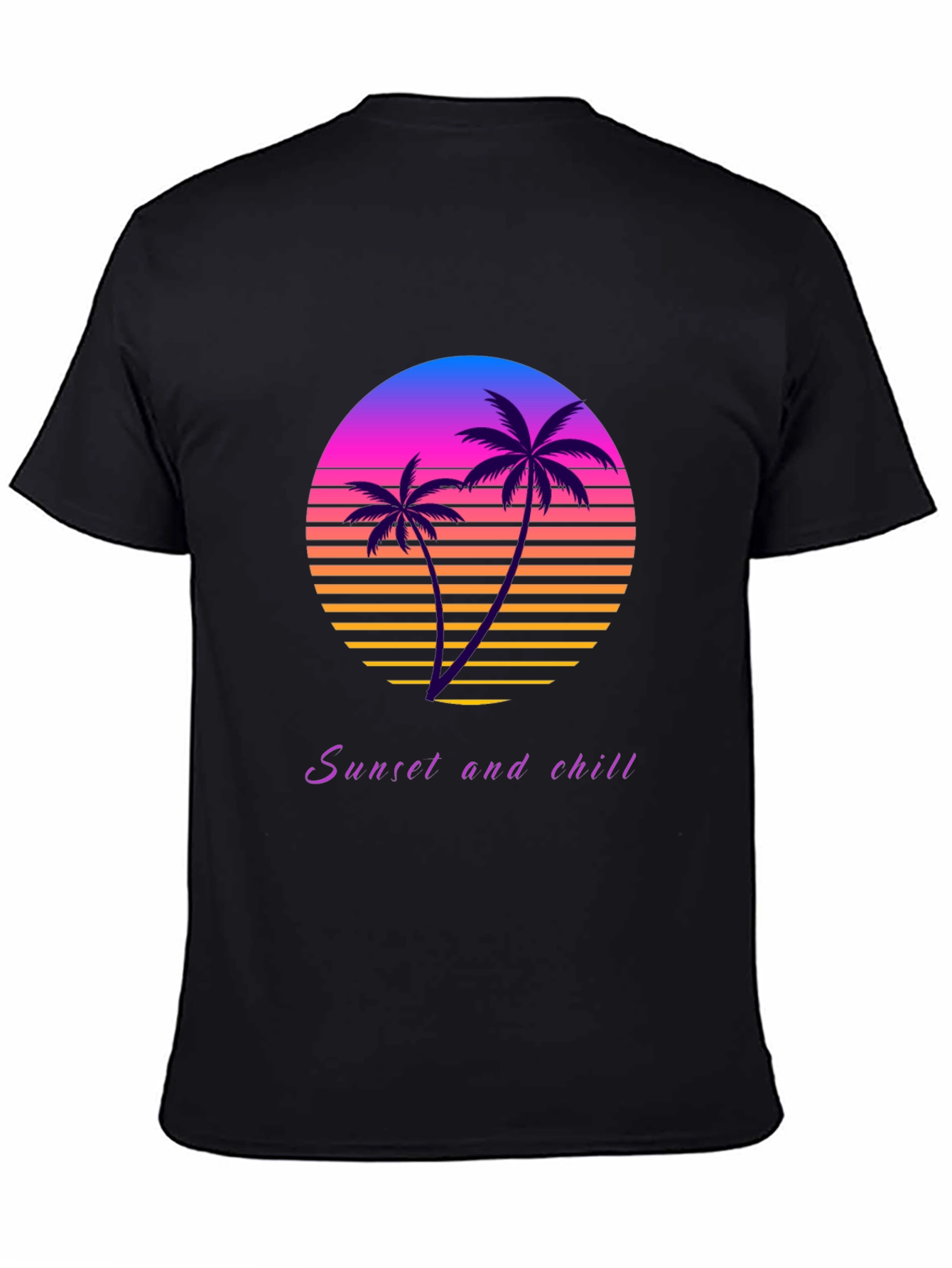 Sunset and Chill Retro Graphic Tee