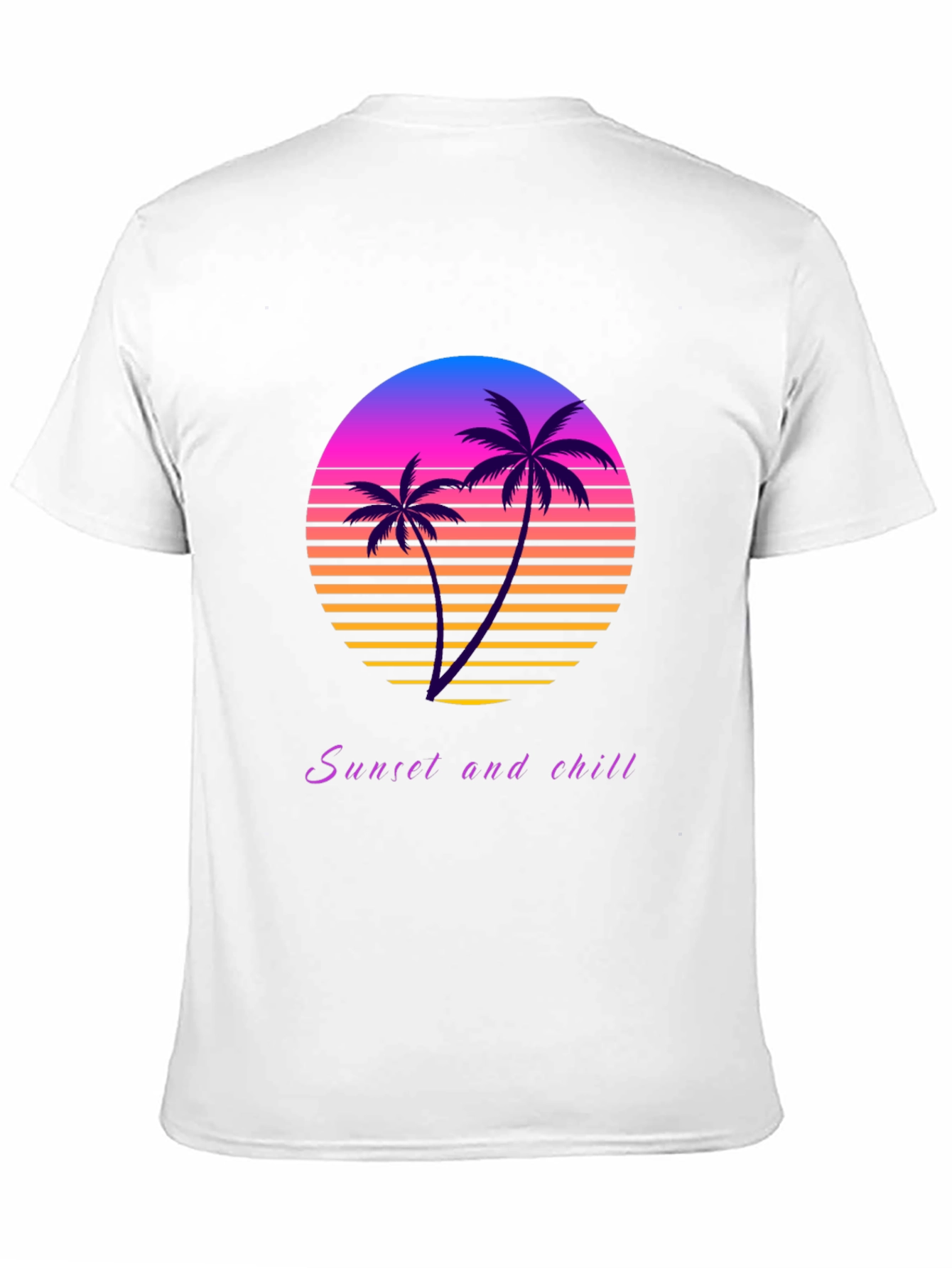 Sunset and Chill Retro Graphic Tee