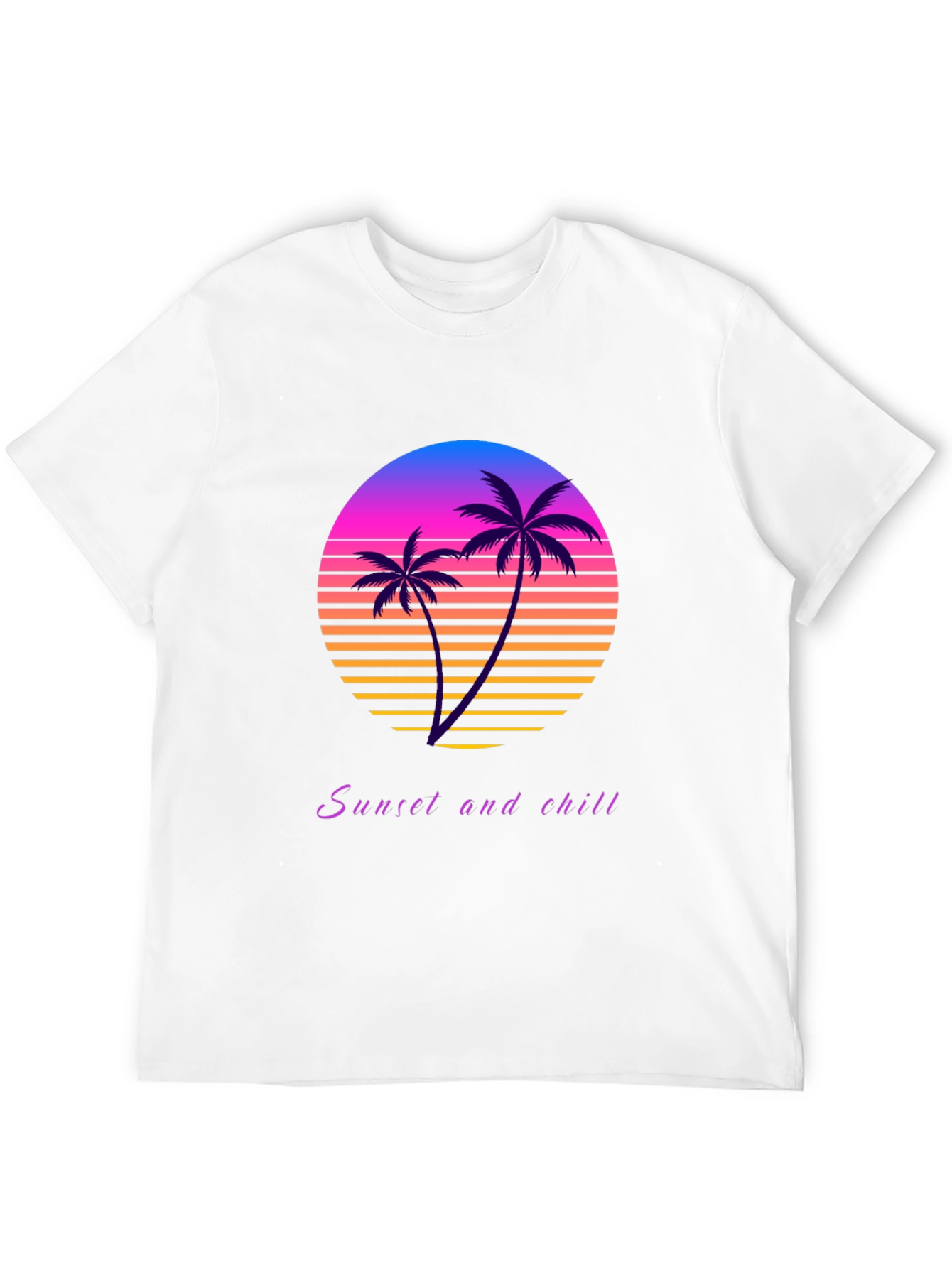 Sunset and Chill Retro Graphic Tee