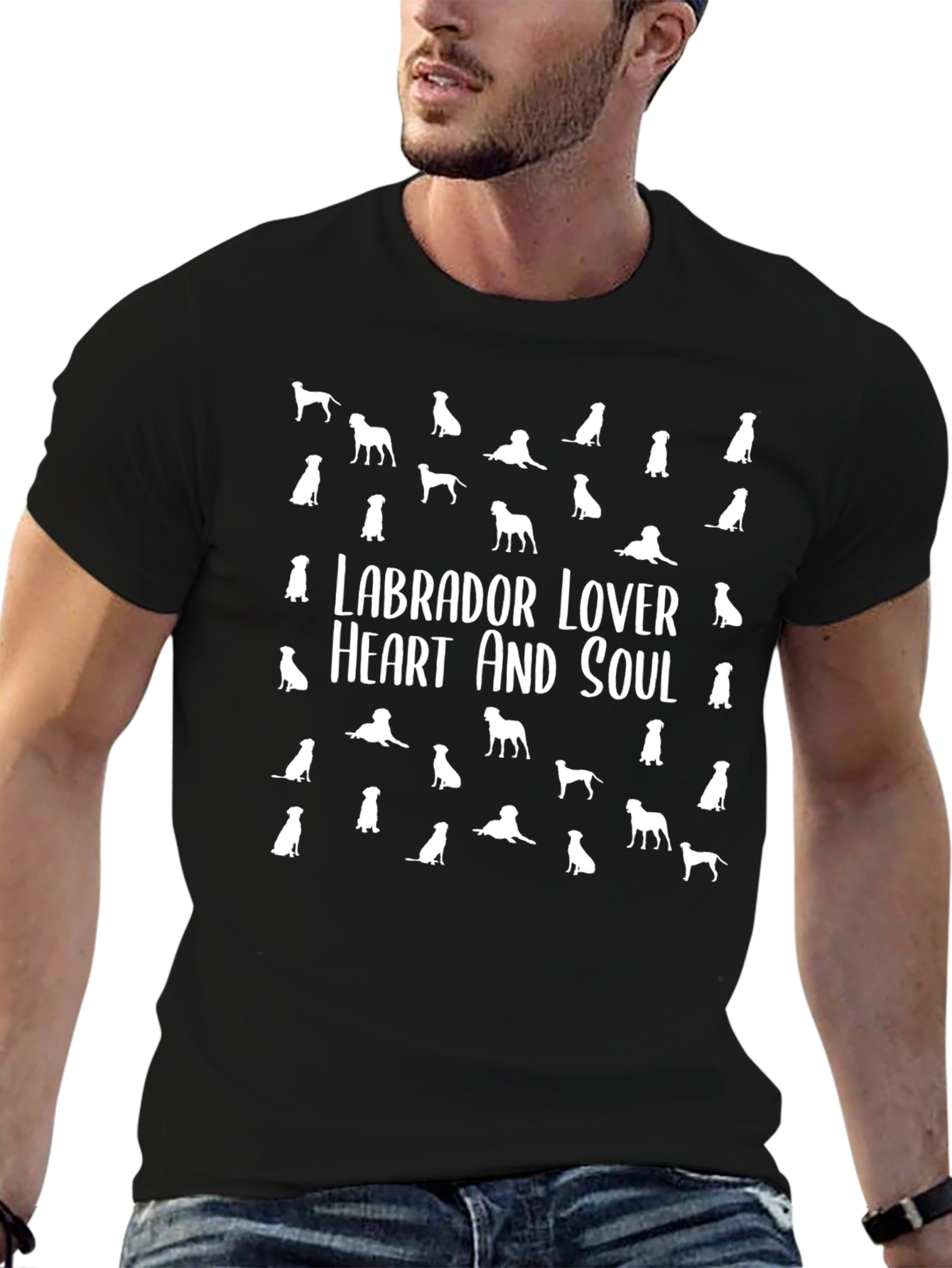 Labrador Lover Heart and Soul Graphic T-Shirt